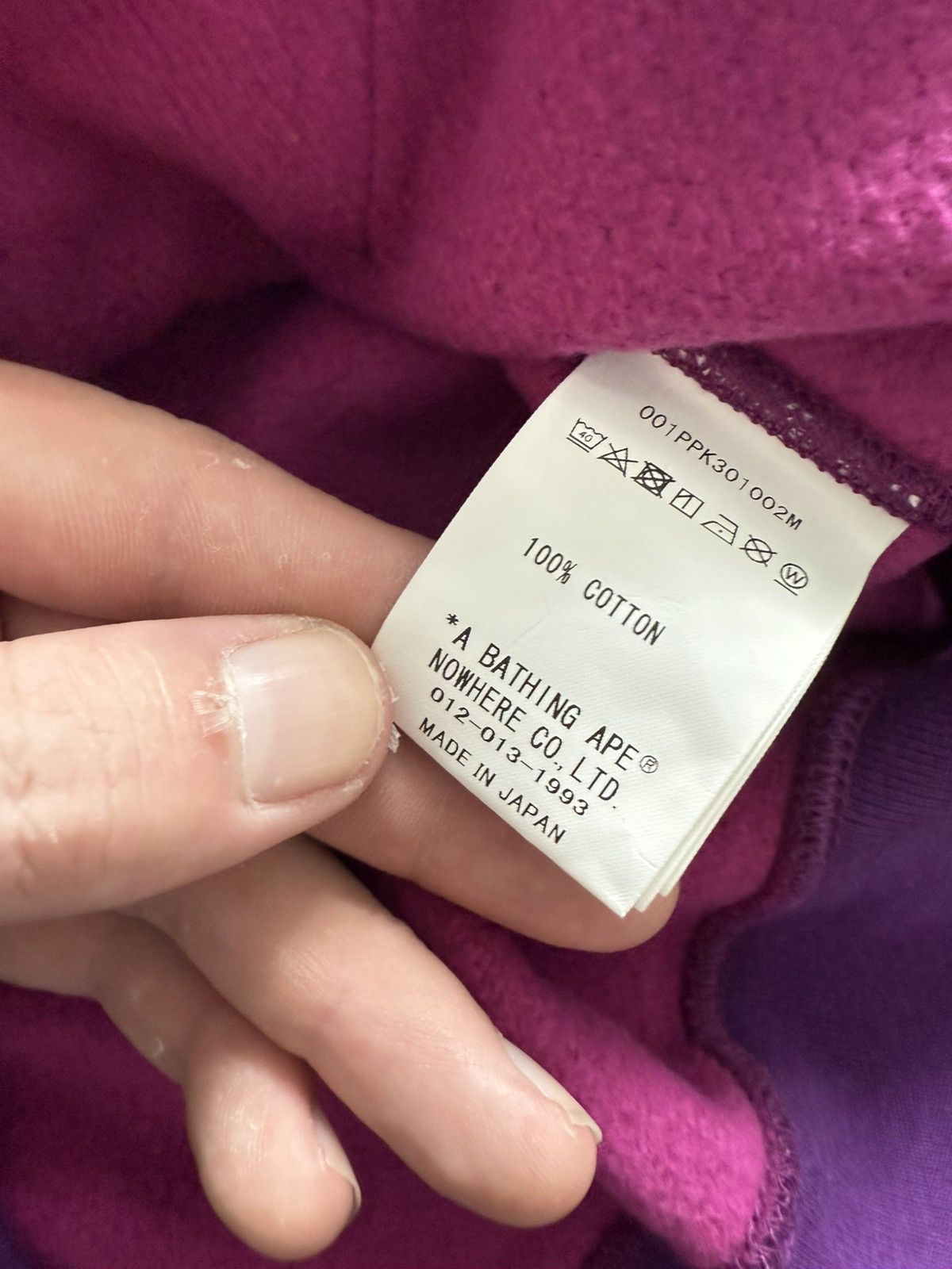 Bape Bape Purple Camo Shark Pullover Size US XL / EU 56 / 4 - 5 Thumbnail