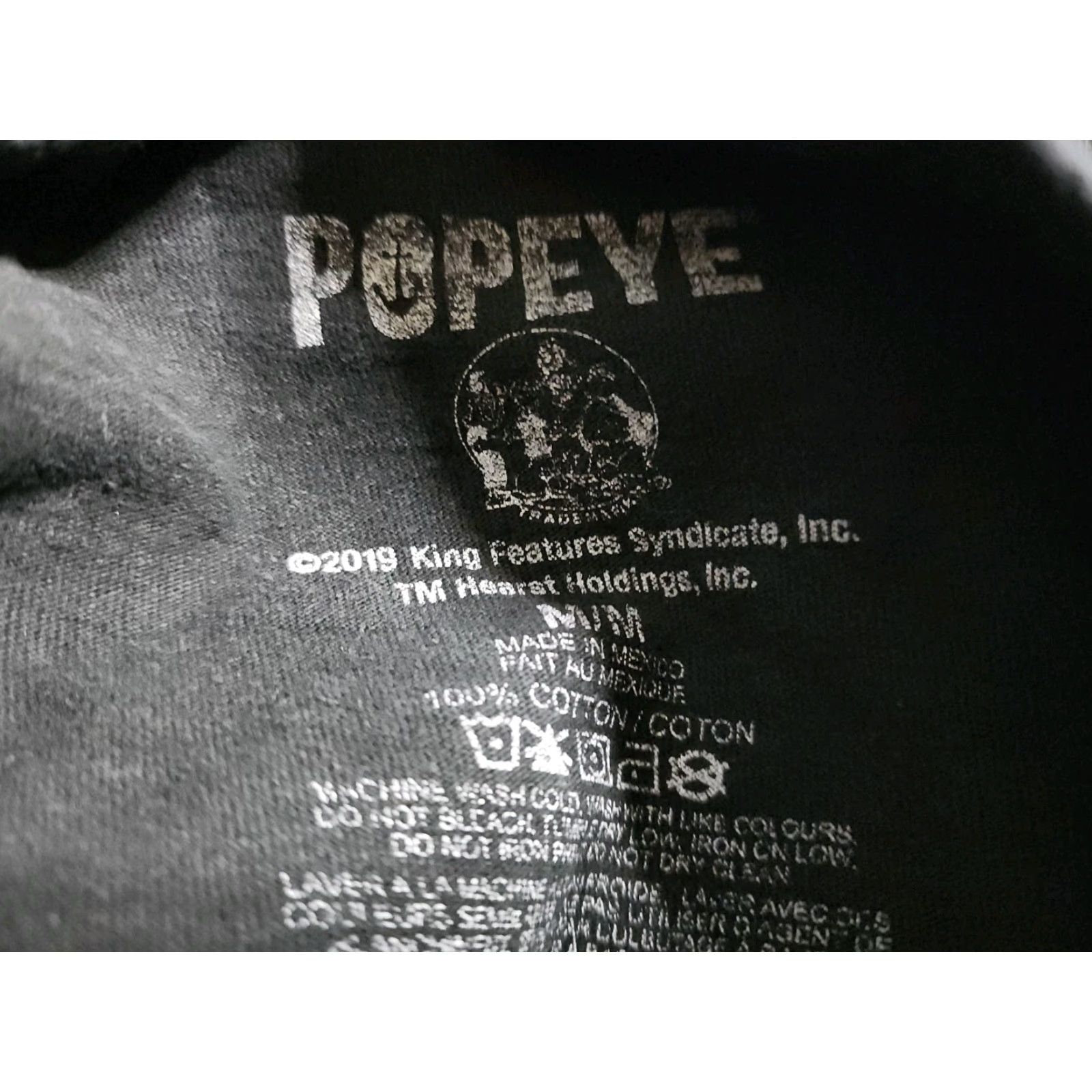 Vintage VINTAGE Popeye T Shirt Mens M Poker Bling Chain Gangster Cartoon Size US M / EU 48-50 / 2 - 4 Thumbnail