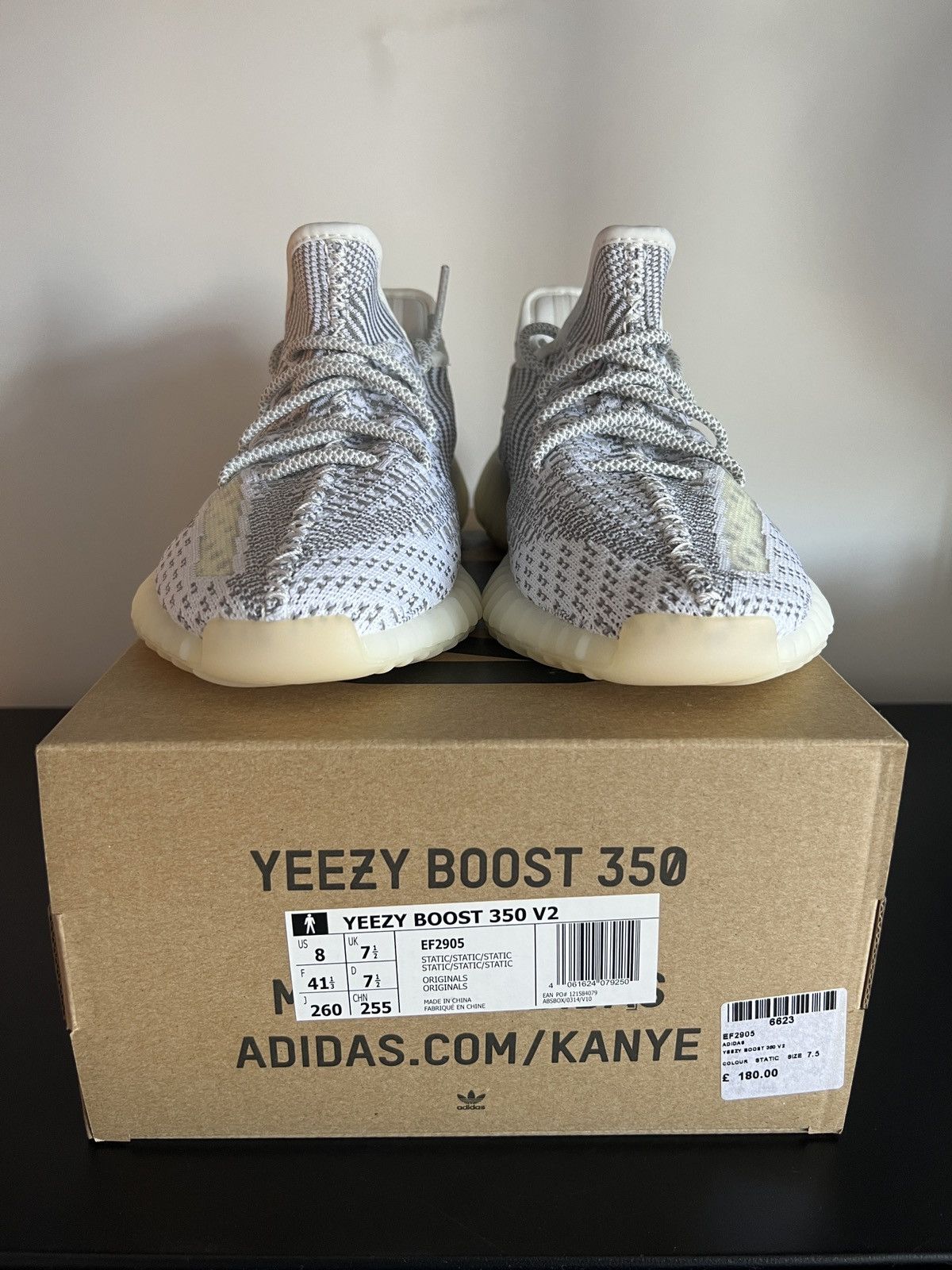 Adidas YEEZY BOOST 350 V2 STATIC Size US 8 / EU 41 - 3 Thumbnail