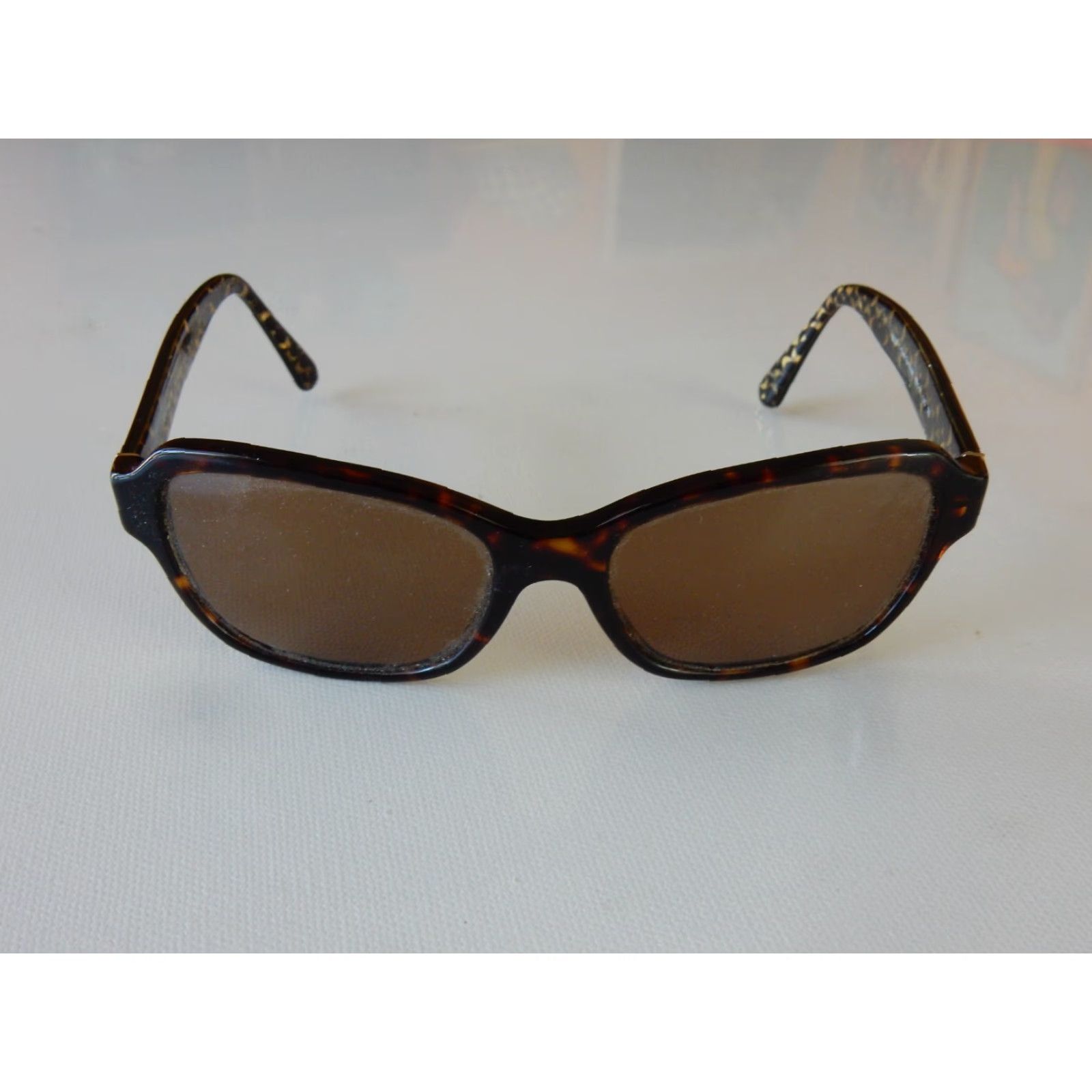 Coach VINTAGE Coach Sunglasses Frames Women Brown Prescription Small Scratches Adjustable 54 Eye Size Size ONE SIZE - 2 Thumbnail