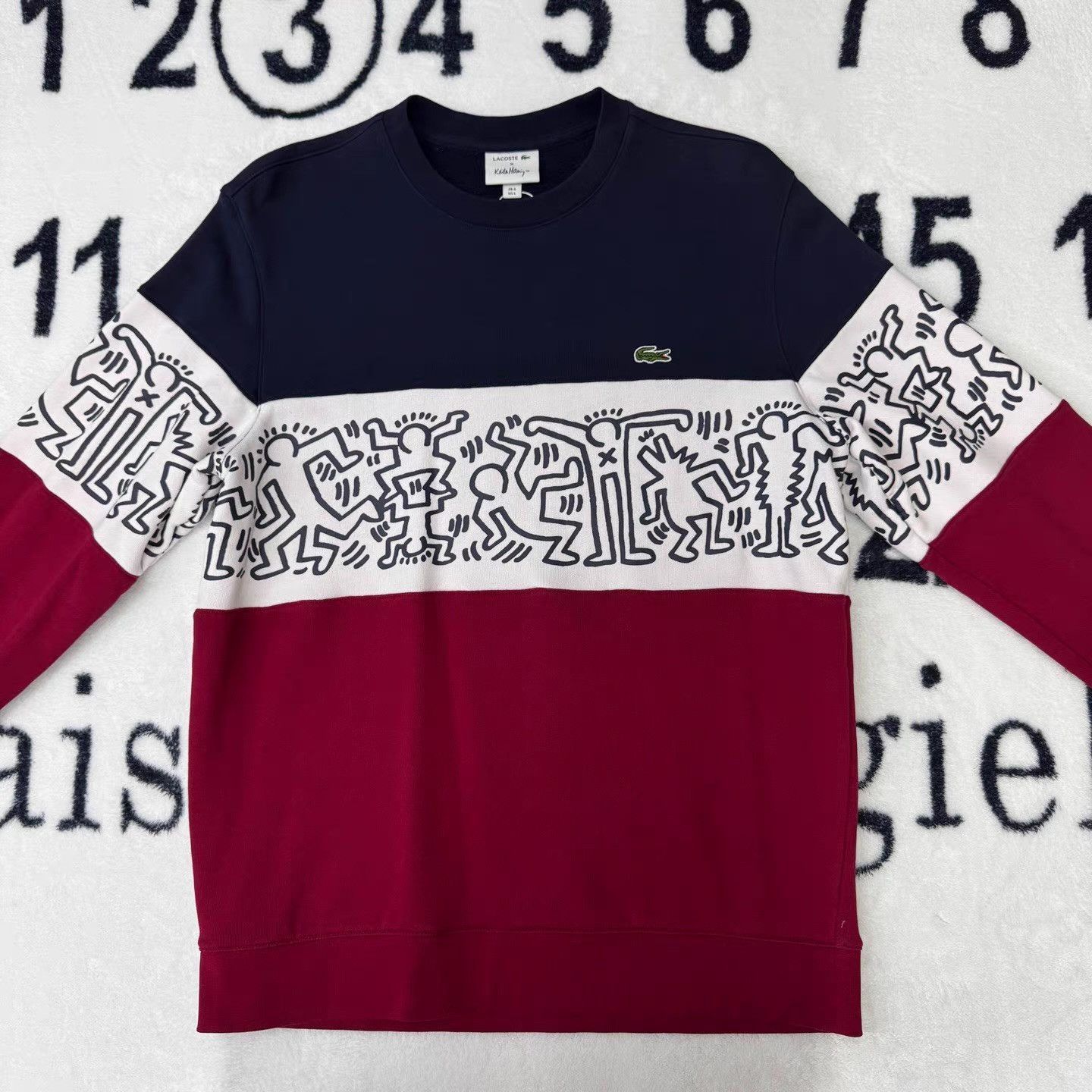 Lacoste LACOSTE x Keith Haring White, Red & Blue Hoodie Q10 Size US L / EU 52-54 / 3 - 1 Thumbnail