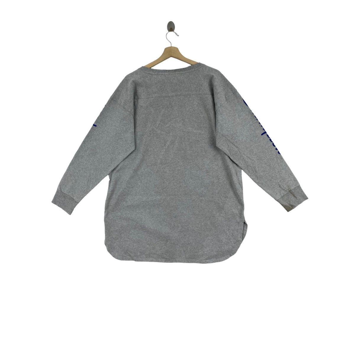 Champion CHAMPION Sportswear Brand Print On Sleeve Grey Long Sleeve Size L / US 10 / IT 46 - 2 Thumbnail