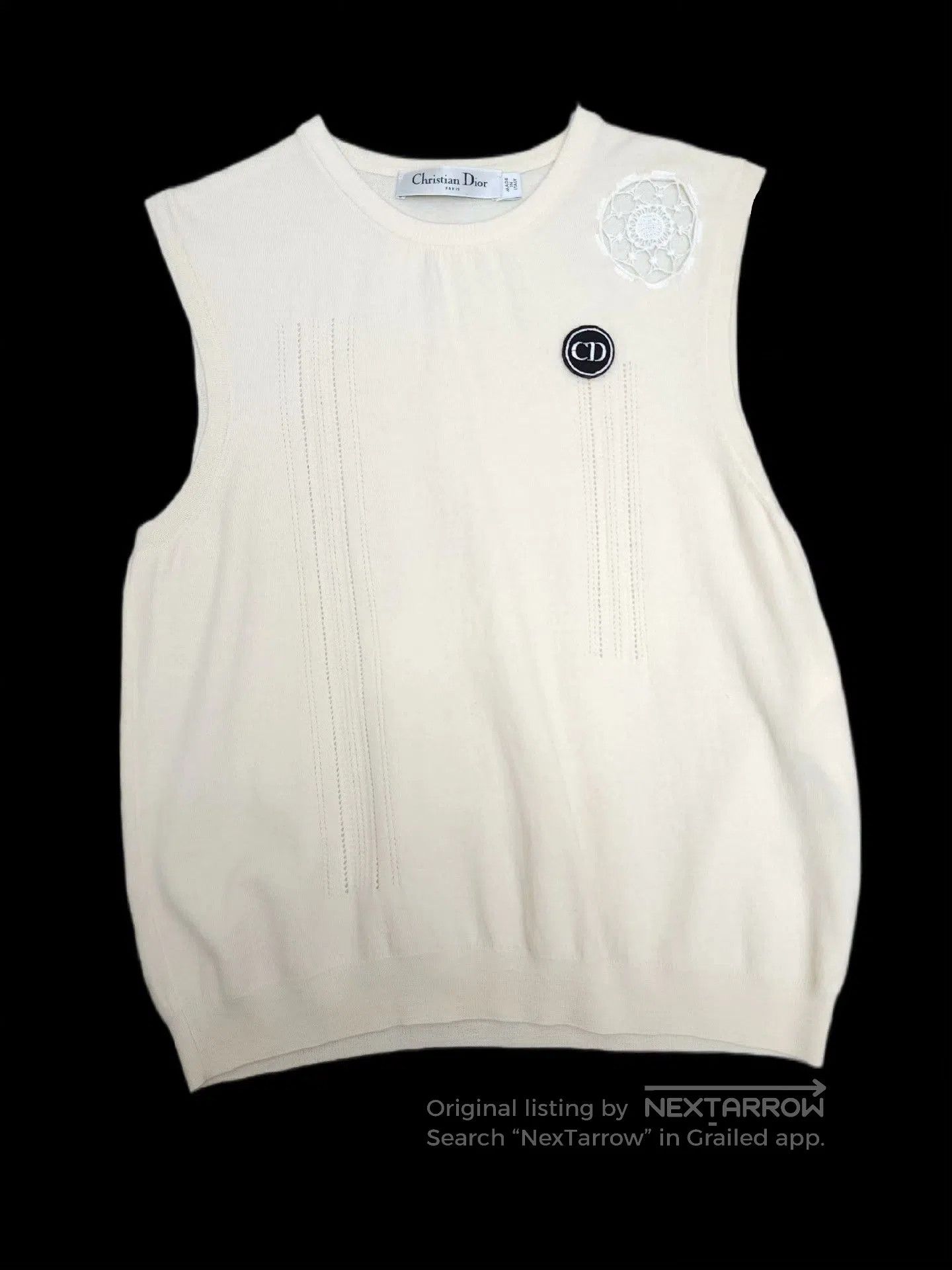Dior dior wool sleeveless vest with logo. Size US XS / EU 42 / 0 - 1 Thumbnail