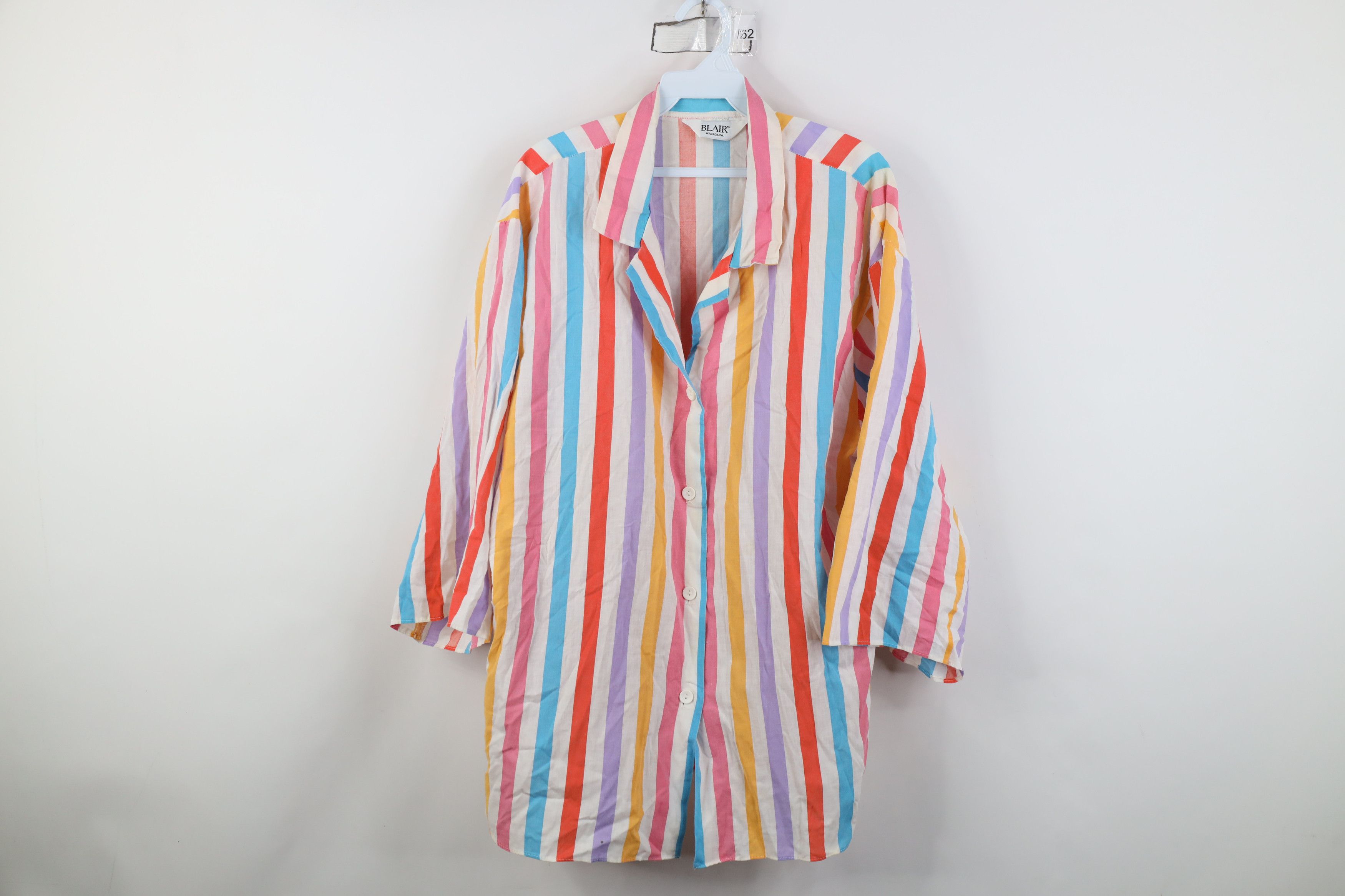 Vintage Vintage 80s 90s Streetwear 3/4 Sleeve Button Shirt USA Size S / US 4 / IT 40 - 1 Thumbnail