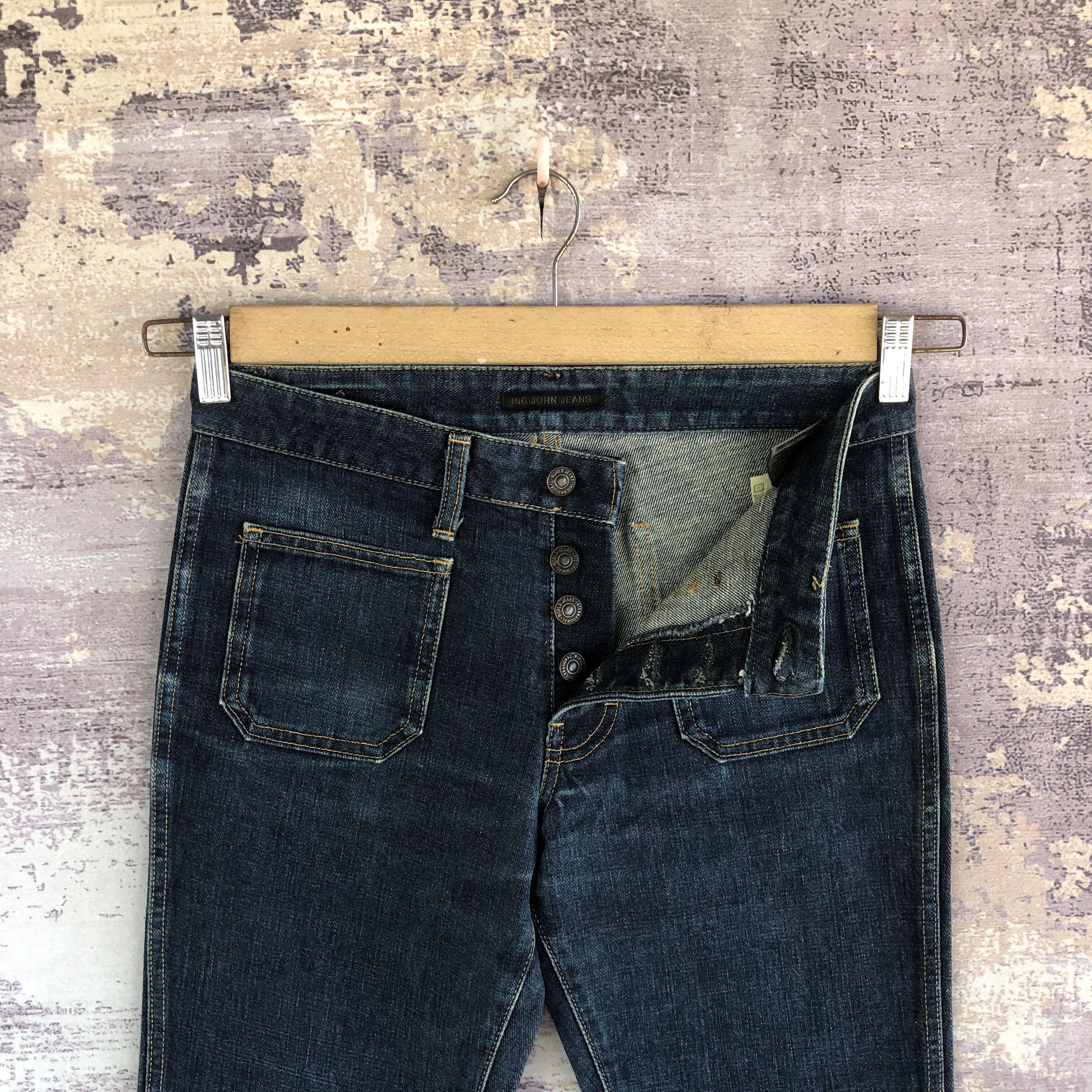 Big John Vintage 90s Big John Jeans Flare Boot Cut Denim Bush Pants Size US 30 / EU 46 - 6 Thumbnail