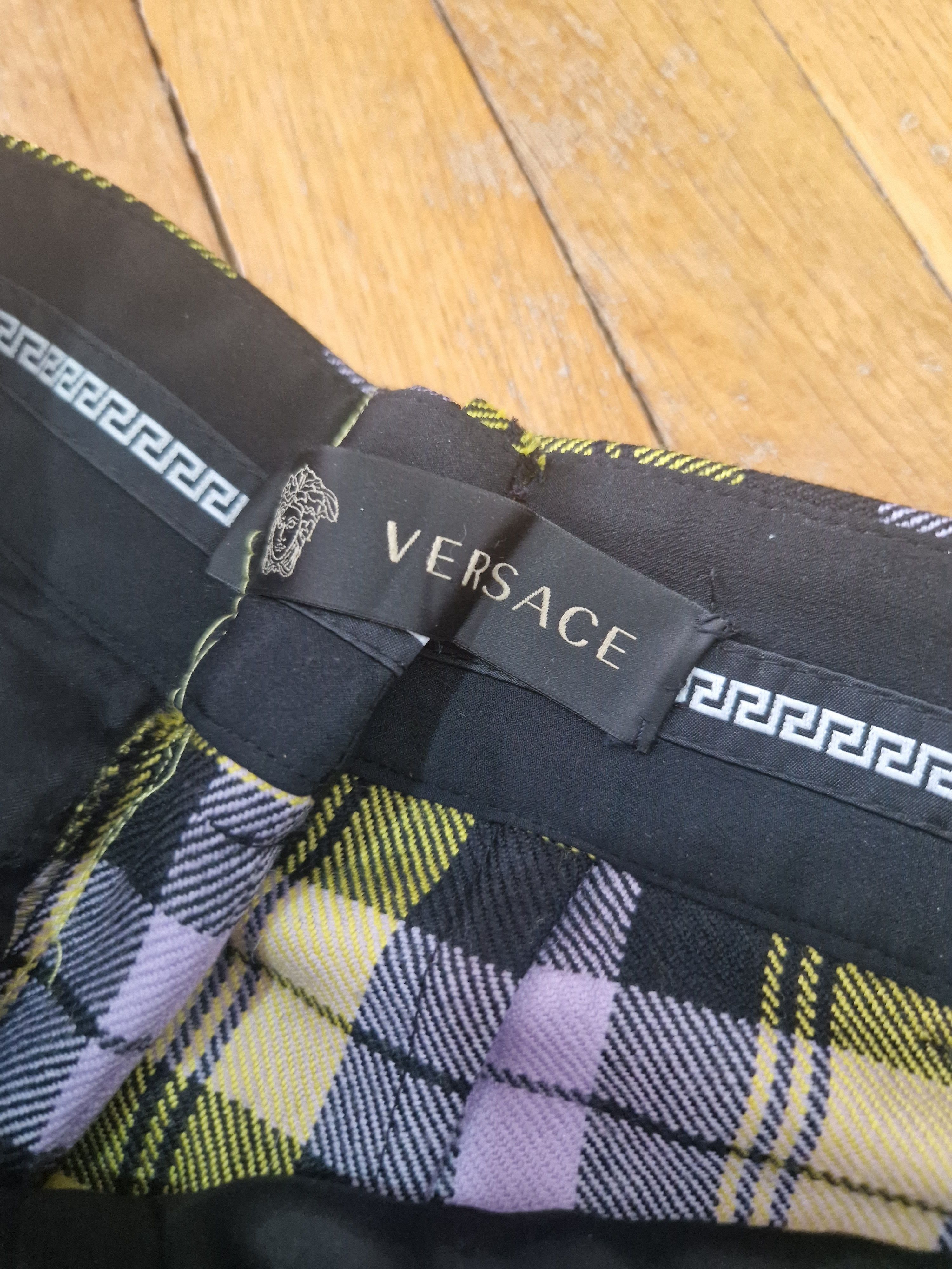 Versace Versace tartan pants Size 28" / US 6 / IT 42 - 6 Thumbnail