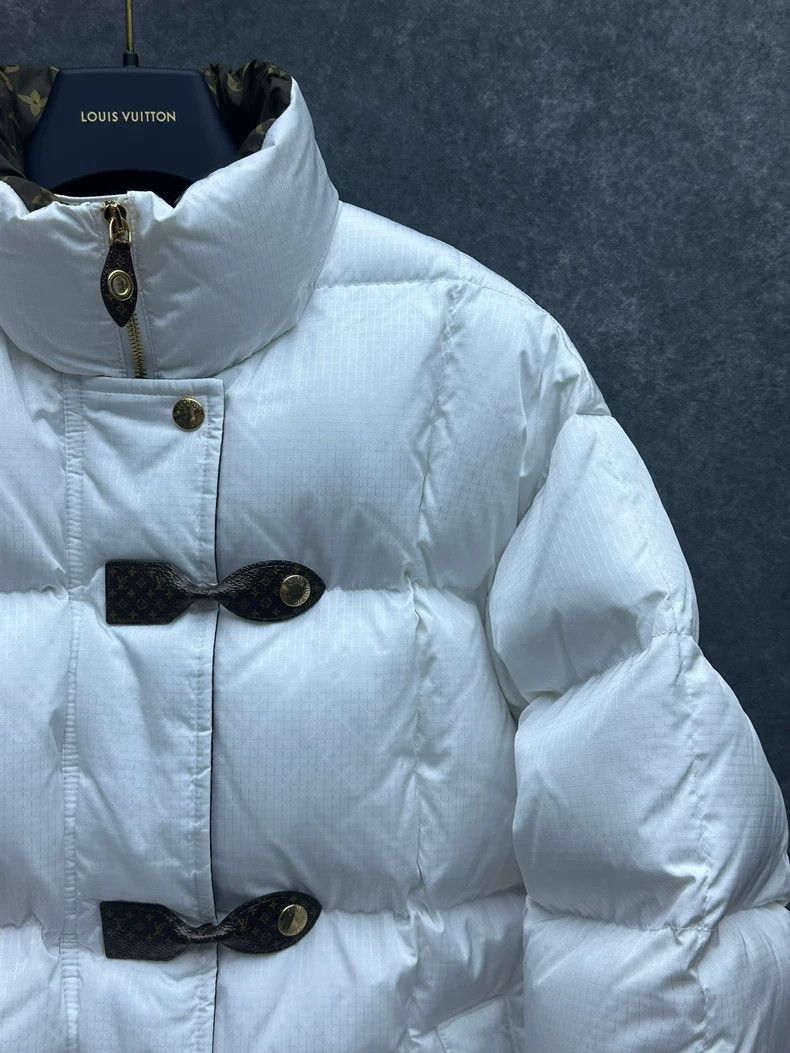 Louis Vuitton Louis Vuitton Solid Collar Zip Long Sleeve Cotton Down Jack Size XXS / US 00 / IT 34 - 5 Thumbnail