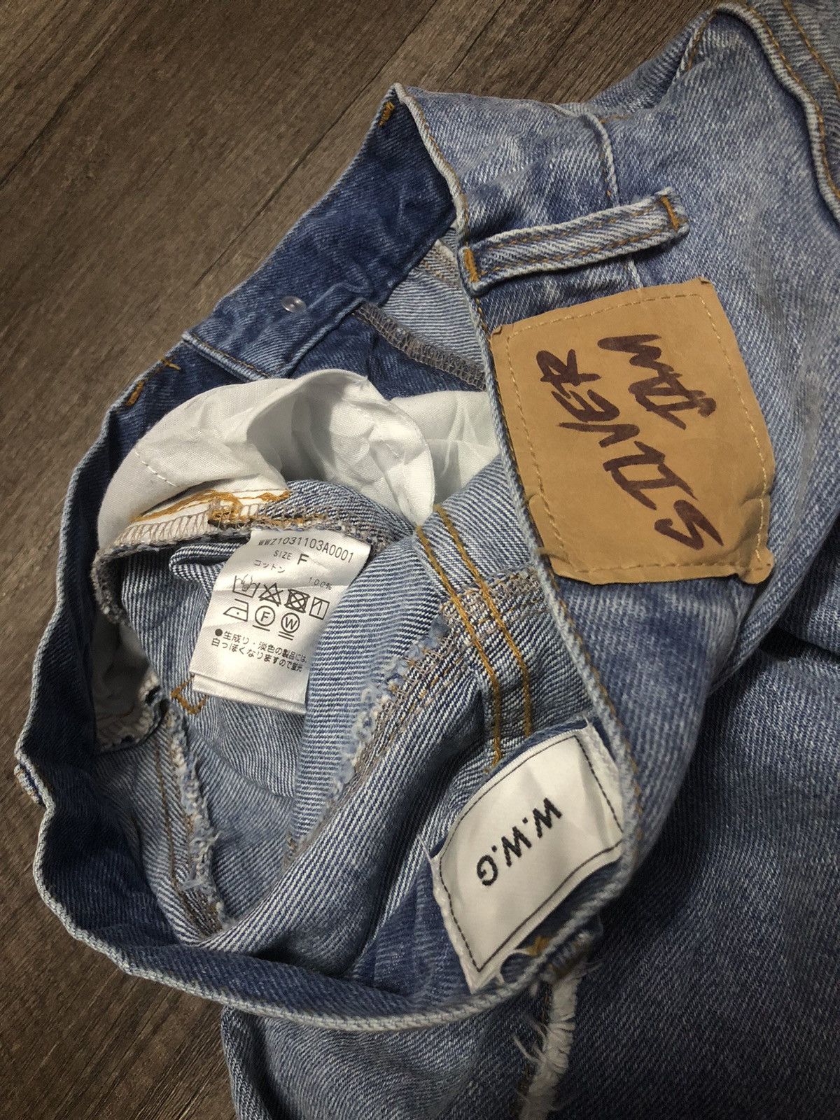 Japanese Brand W.W.G SILVER JAM JEANS UNISEX DESIGN Size US 28 / EU 44 - 21 Thumbnail