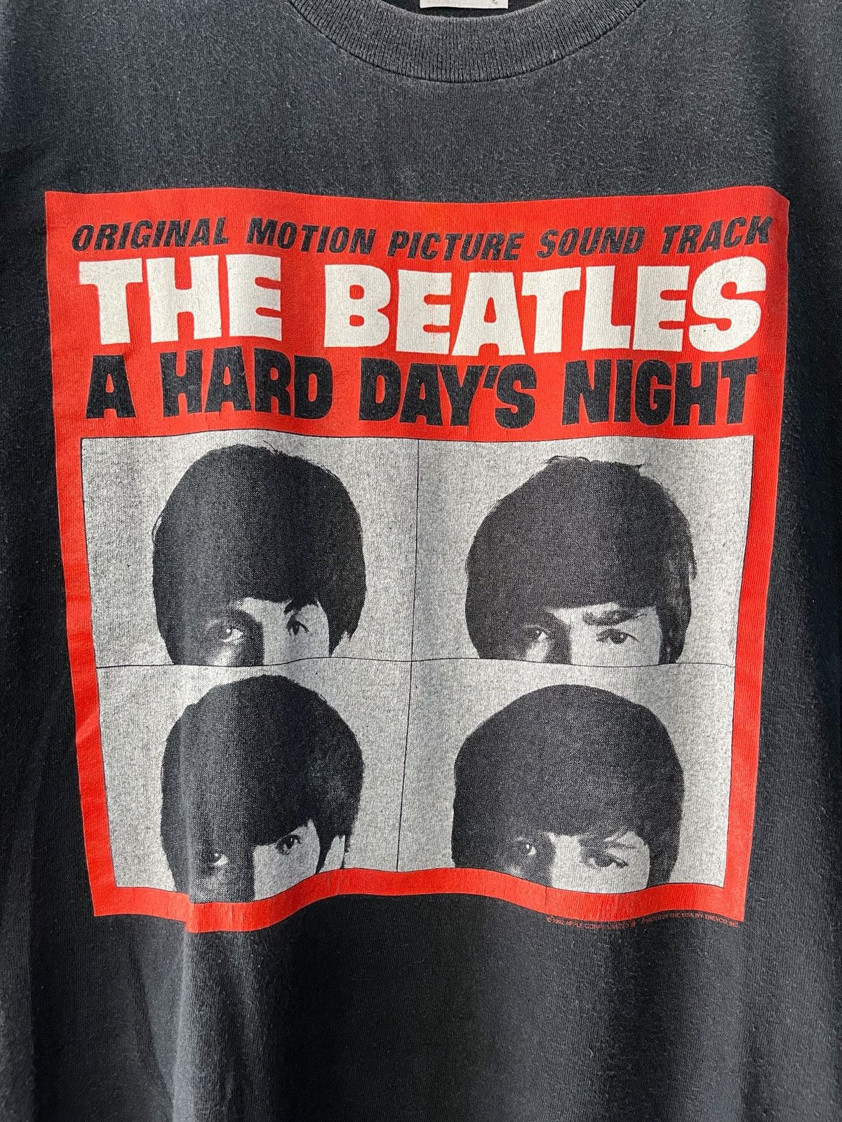 Band Tees × Vintage ❤️‍🔥RARE❤️‍🔥 Vintage The Beatles 90s "A Hard Days Night" T Shirts Size US L / EU 52-54 / 3 - 3 Thumbnail
