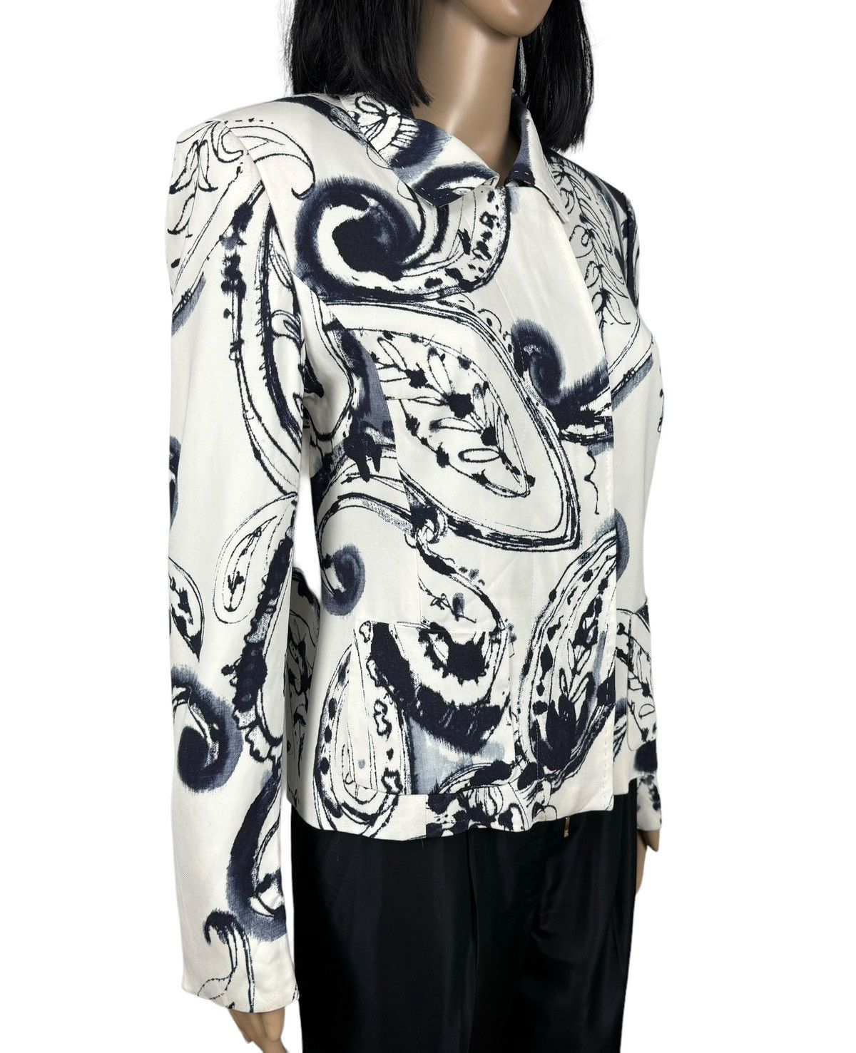 Escada Escada Printed Fair Isle Jacket Viscose size 38 Size S / US 4 / IT 40 - 5 Thumbnail