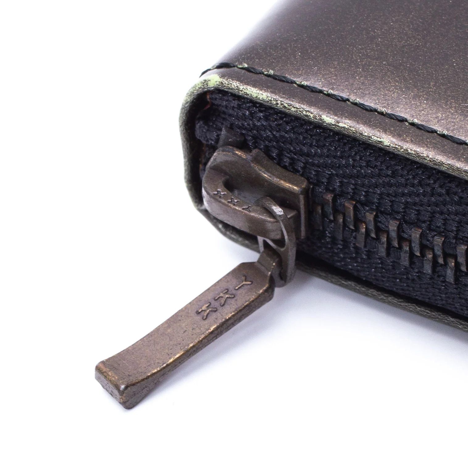 Jean Paul Gaultier Embossed Logo Zip Coin Case in Charcoal Size ONE SIZE - 6 Thumbnail