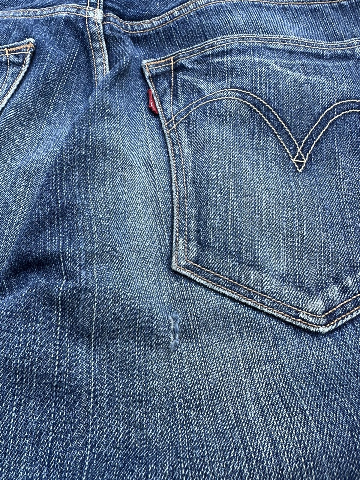 Levi's Y2k Levis 703 Faded Blue Washed Vintage Denim 31x33 D44 Size US 31 - 13 Thumbnail