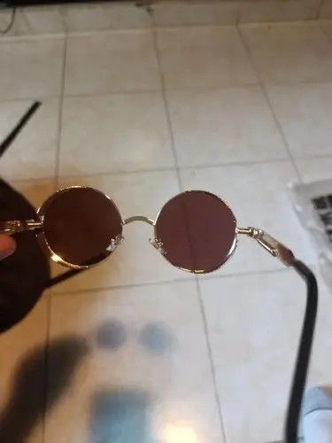 Designer × Vintage 🔥Steampunk Sunglasses Round Glasses🔥 Size ONE SIZE - 4 Thumbnail