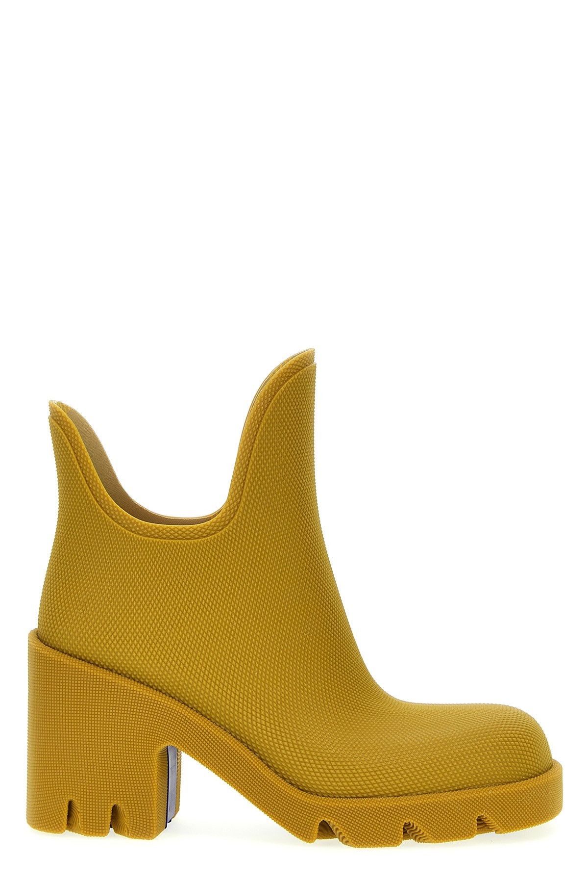 image of Burberry 'marsh' Ankle Boots in Yellow, Women's (Size 5)