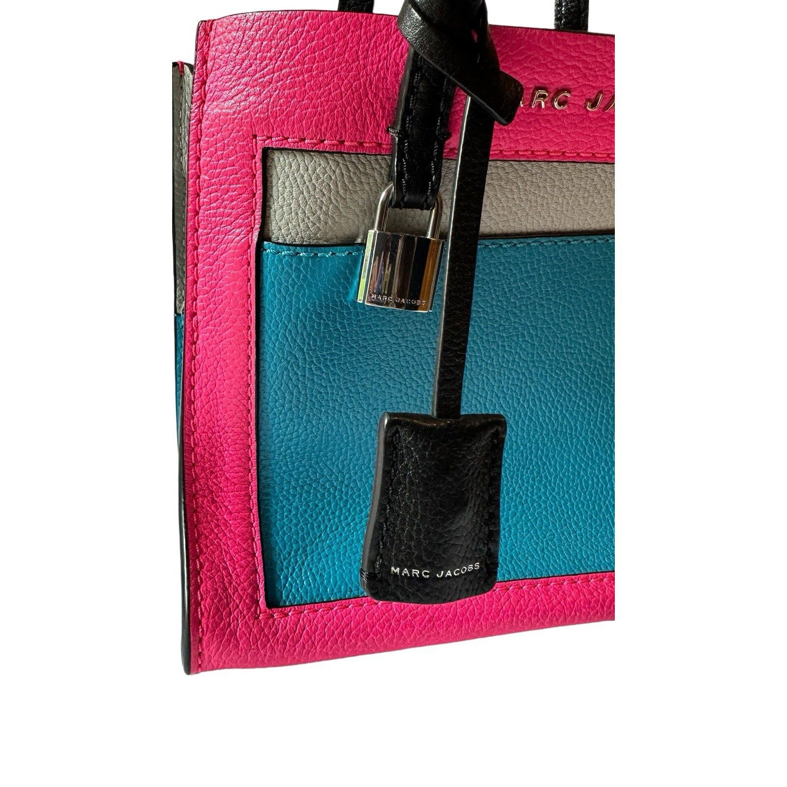 Marc Jacobs MARC JACOB COLORBLOCK MINI GRIND TOTE Size ONE SIZE - 6 Thumbnail