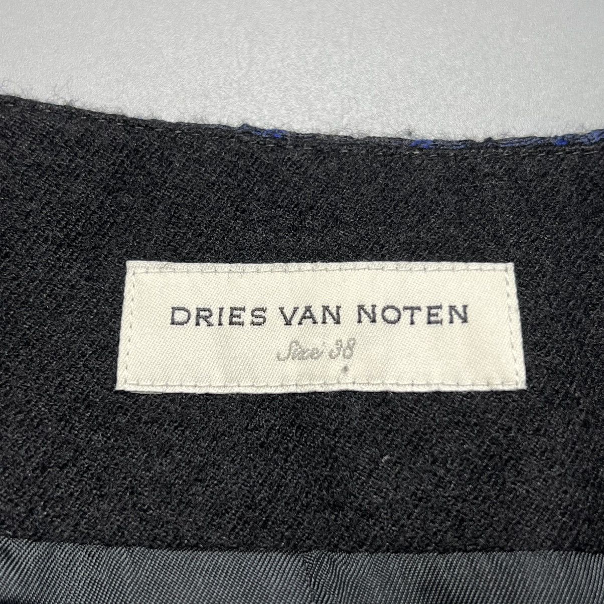 Designer × Dries Van Noten Dries Van Noten - Dragon Design Wool - Blazer/Coat Size XS / US 0-2 / IT 36-38 - 8 Thumbnail