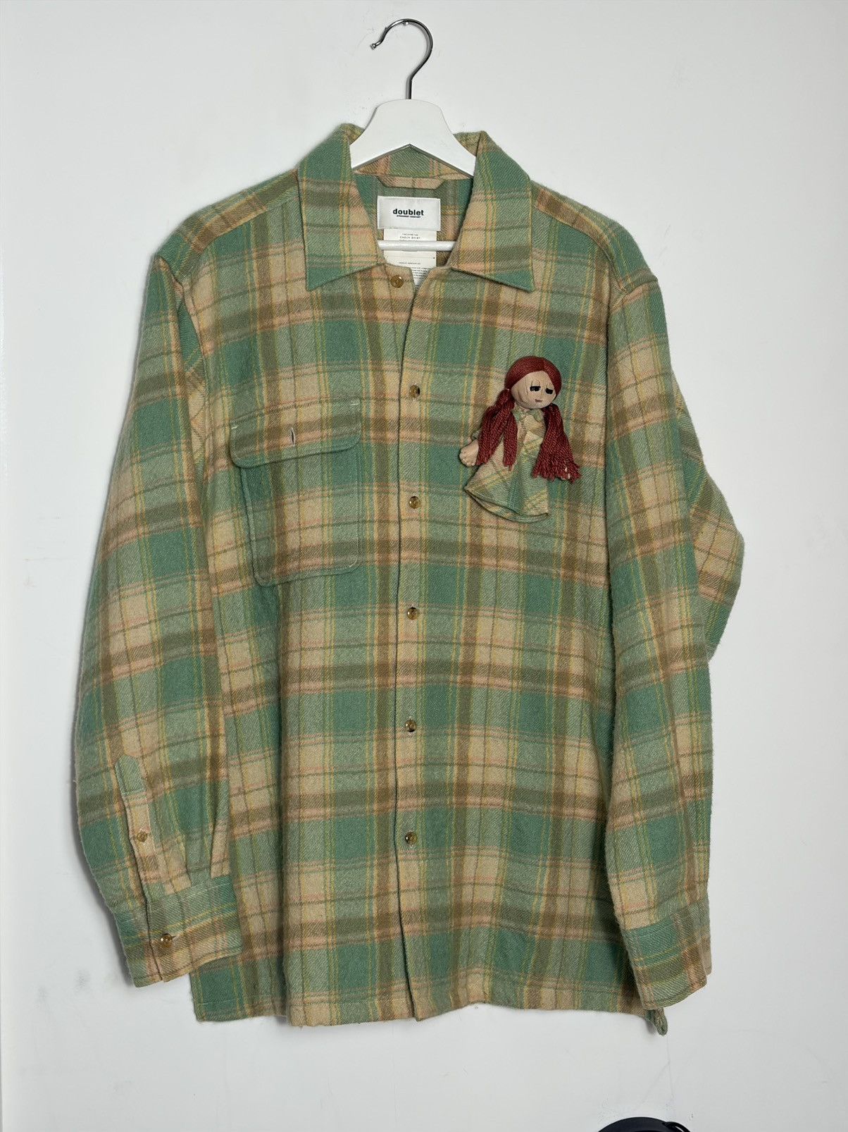 Doublet Doublet “With my doll” flannel check shirt Size US M / EU 48-50 / 2 - 1 Thumbnail