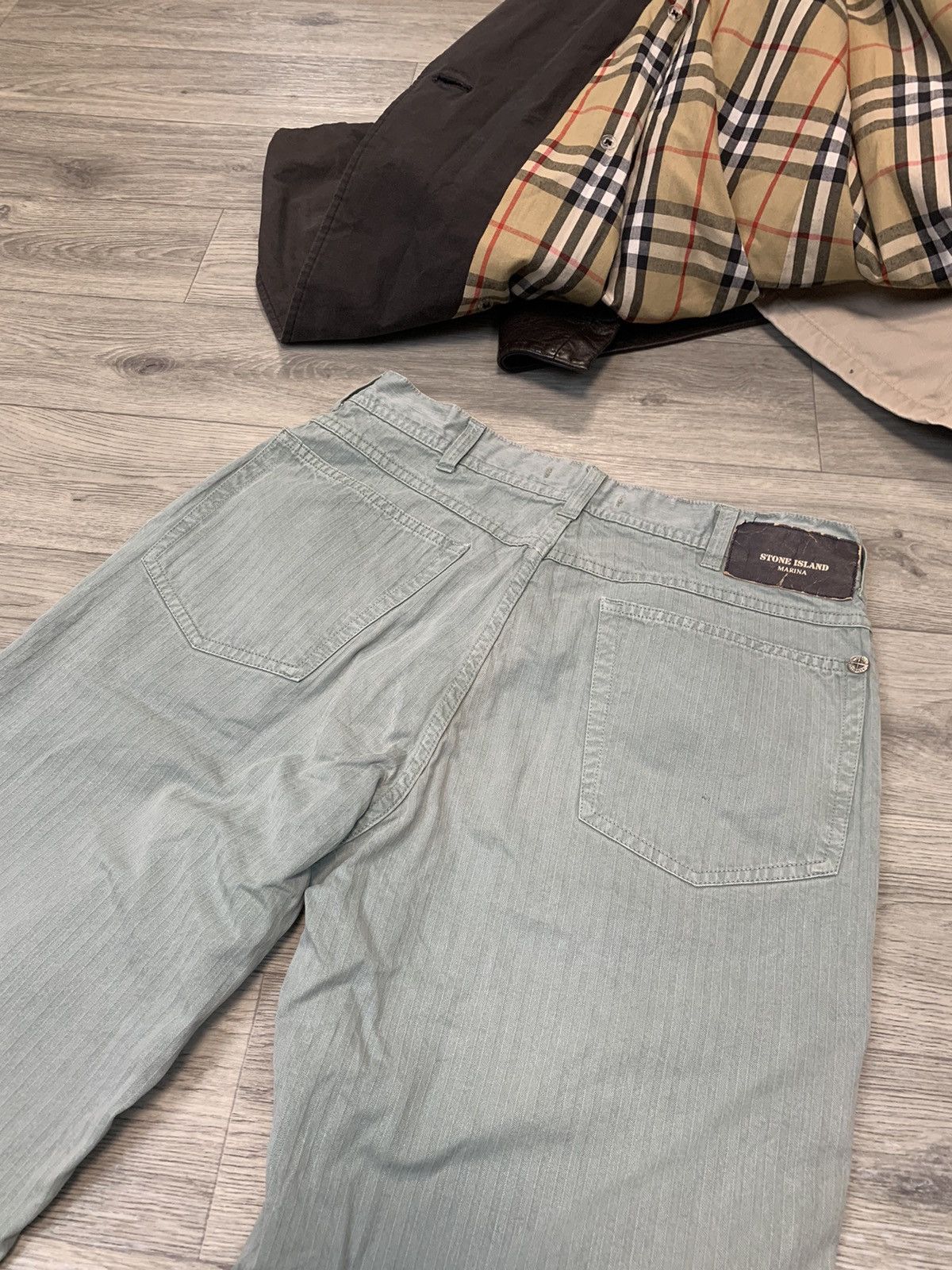 Stone Island × Vintage Stone Island Marina vintage pants Size US 30 / EU 46 - 6 Thumbnail