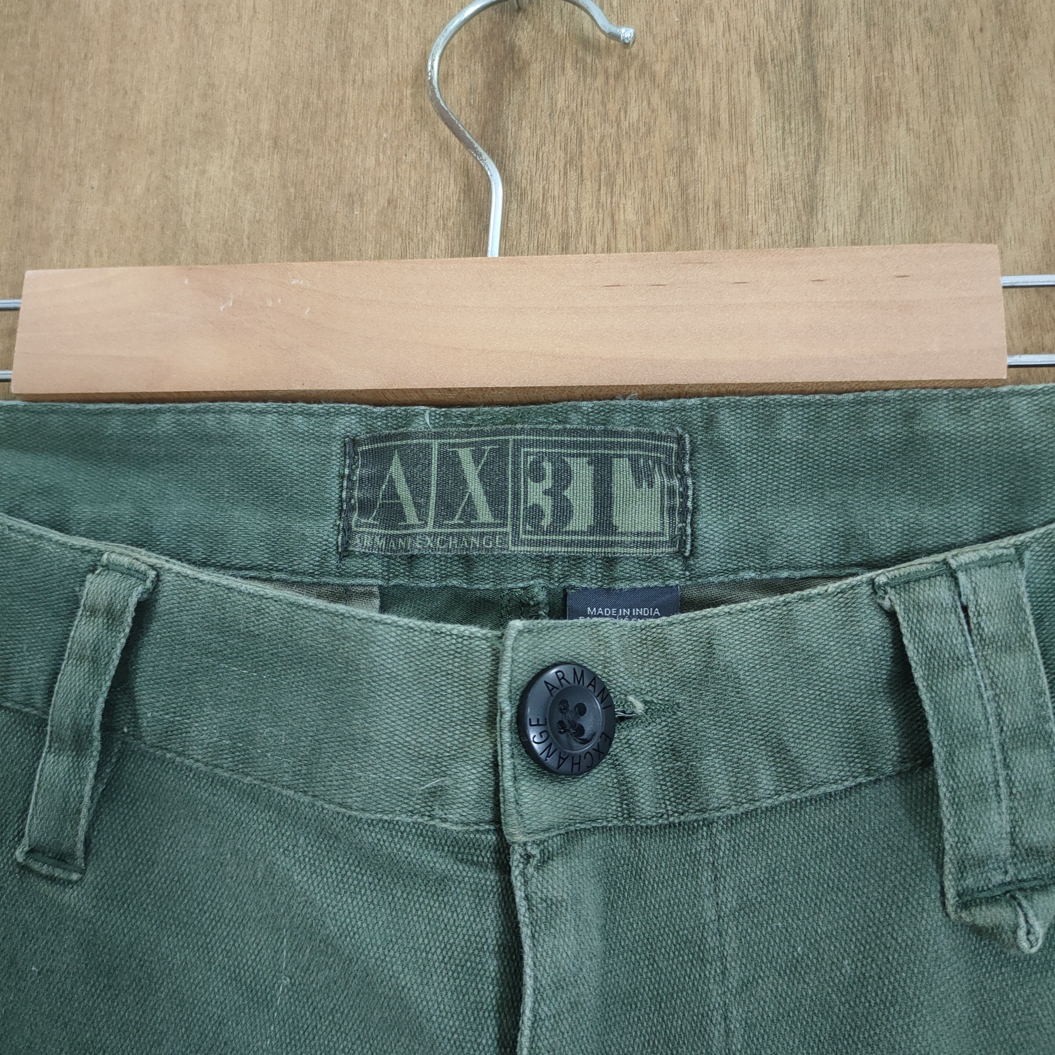 Armani Exchange VINTAGE ARMANI EXCHANGE BONDAGE CARGO PANTS Size US 31 - 8 Thumbnail