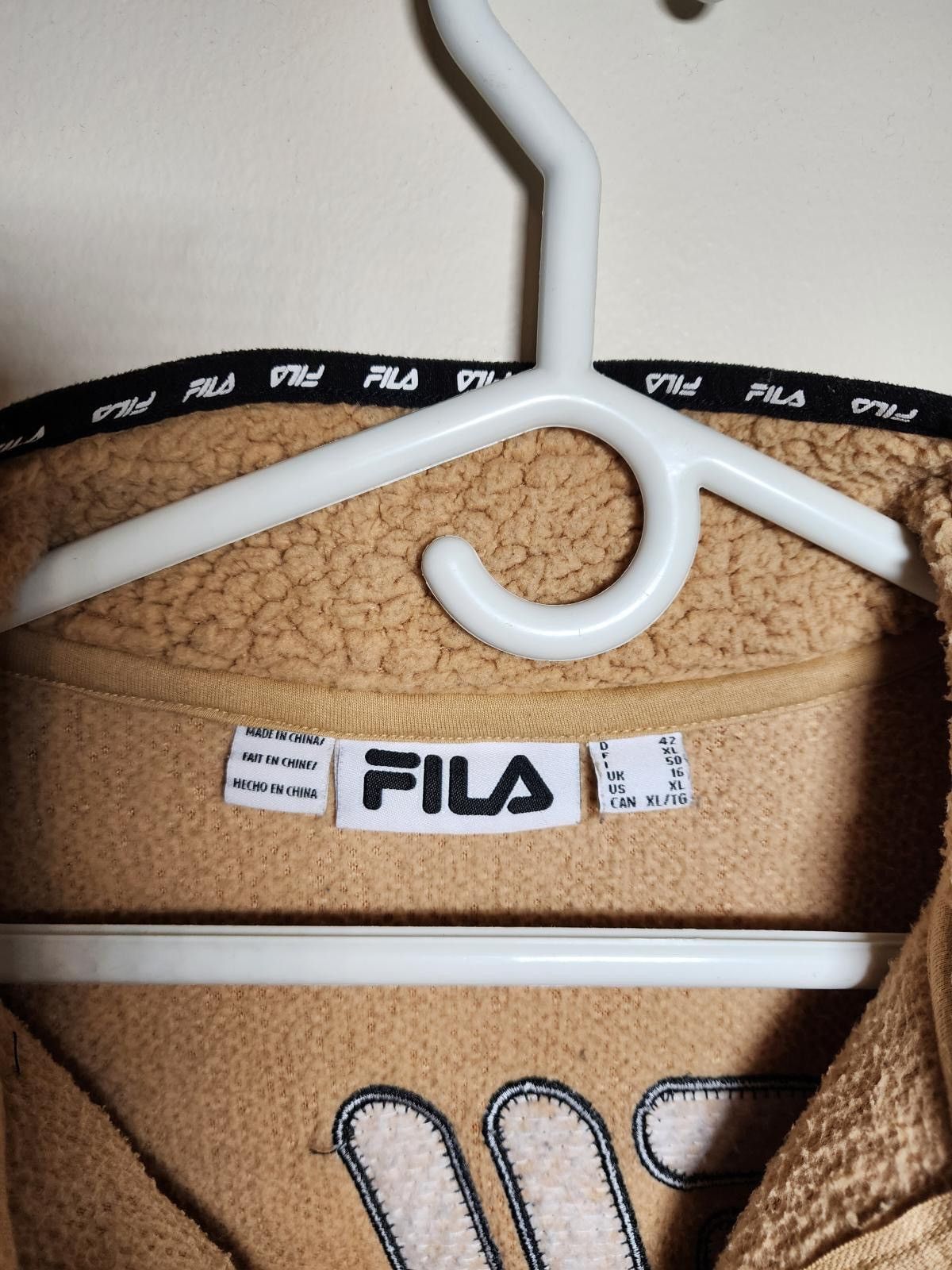 Fila Fila 1/4 Zip Cotton Fleece Sweater Size US L / EU 52-54 / 3 - 4 Thumbnail