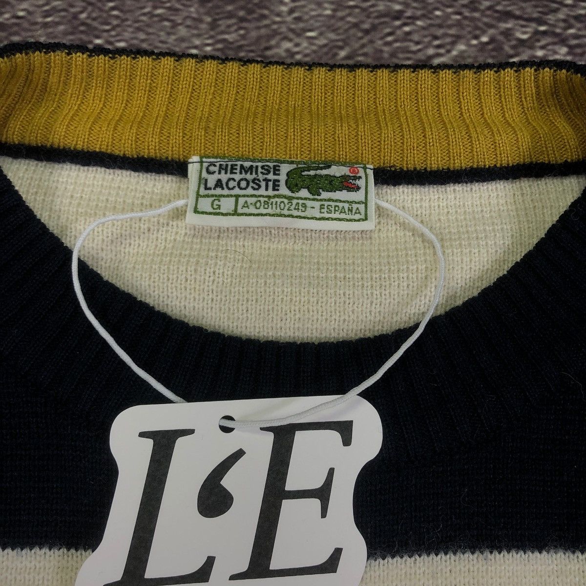 Lacoste Vintage Men’s Lacoste Sweater Size M Size US M / EU 48-50 / 2 - 4 Thumbnail