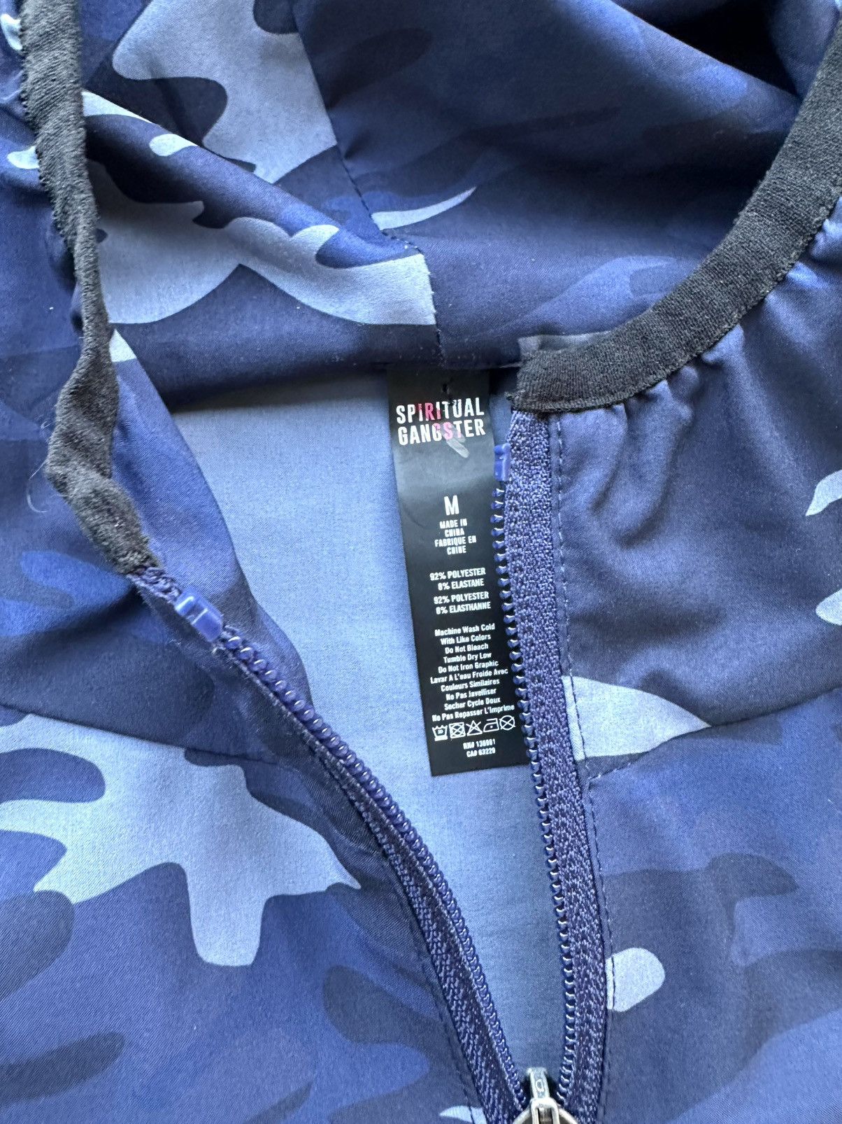 Spiritual Gangster Spiritual Gangster Activewear Camo Hoodie Men Size Medium Size US M / EU 48-50 / 2 - 5 Thumbnail