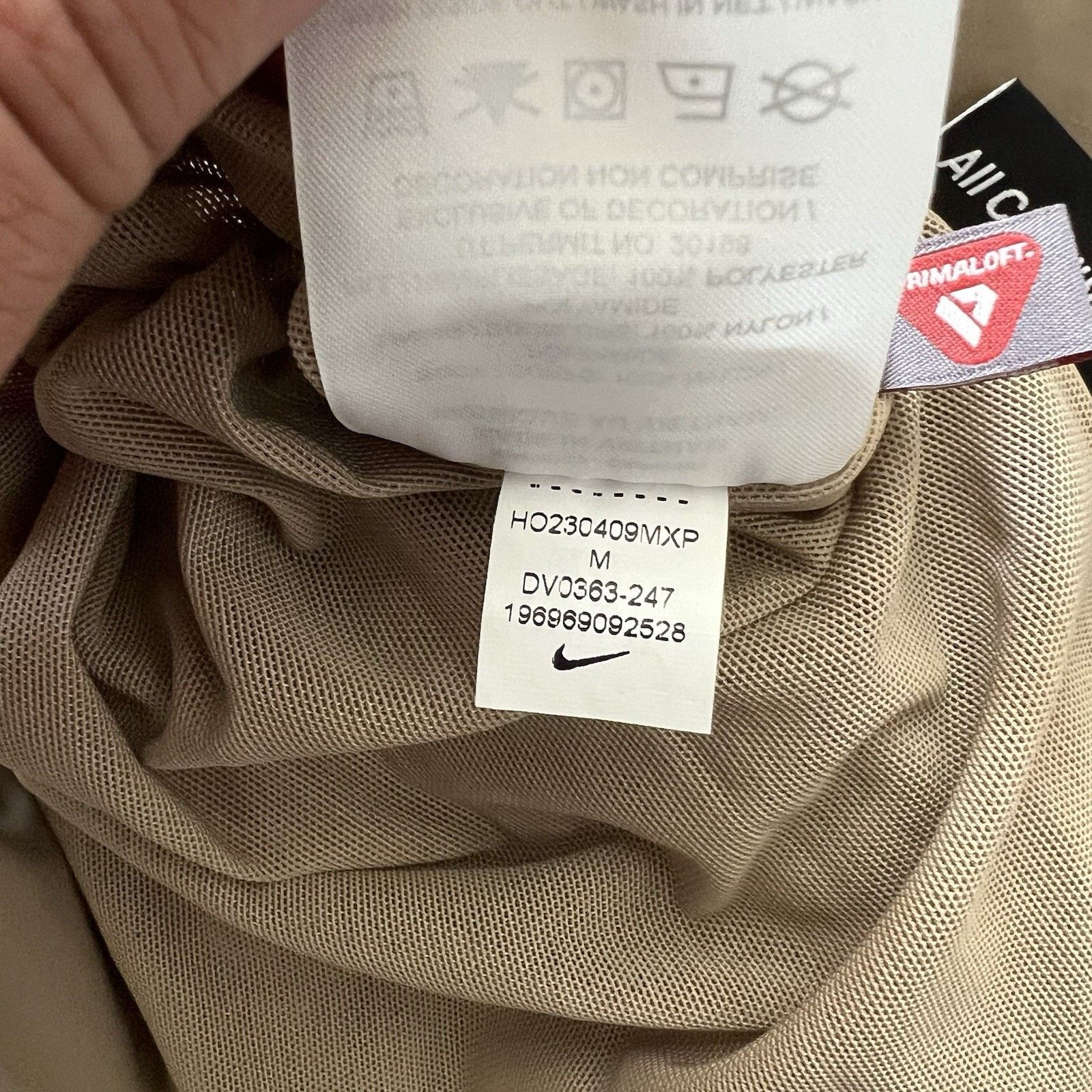Nike Nike ACG Rope De Dope Beige Full Zip Jacket Insulated Medium Size US M / EU 48-50 / 2 - 11 Thumbnail