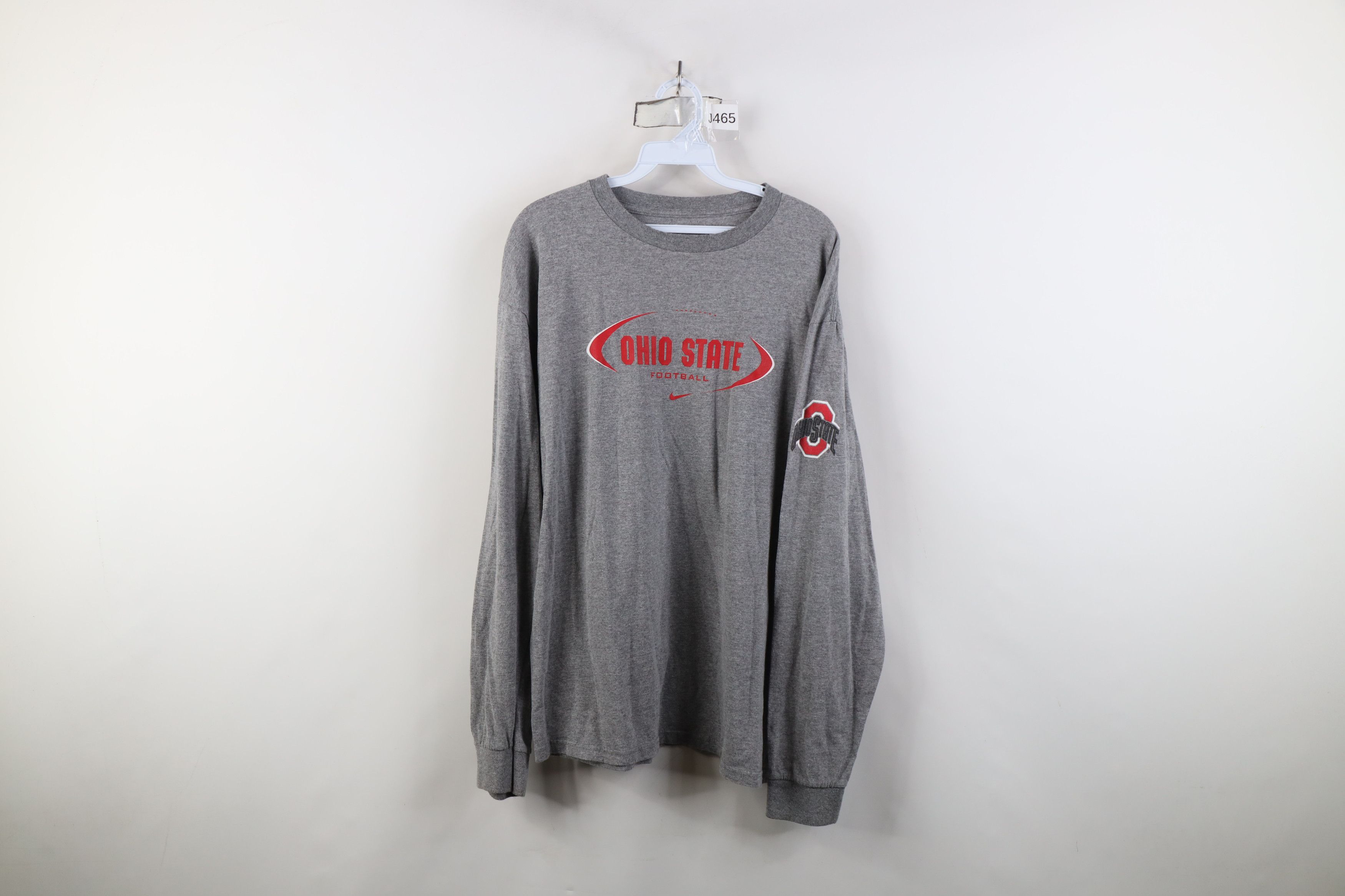 Nike Vintage Nike Swoosh Ohio State University Football T-Shirt Size US L / EU 52-54 / 3 - 1 Thumbnail