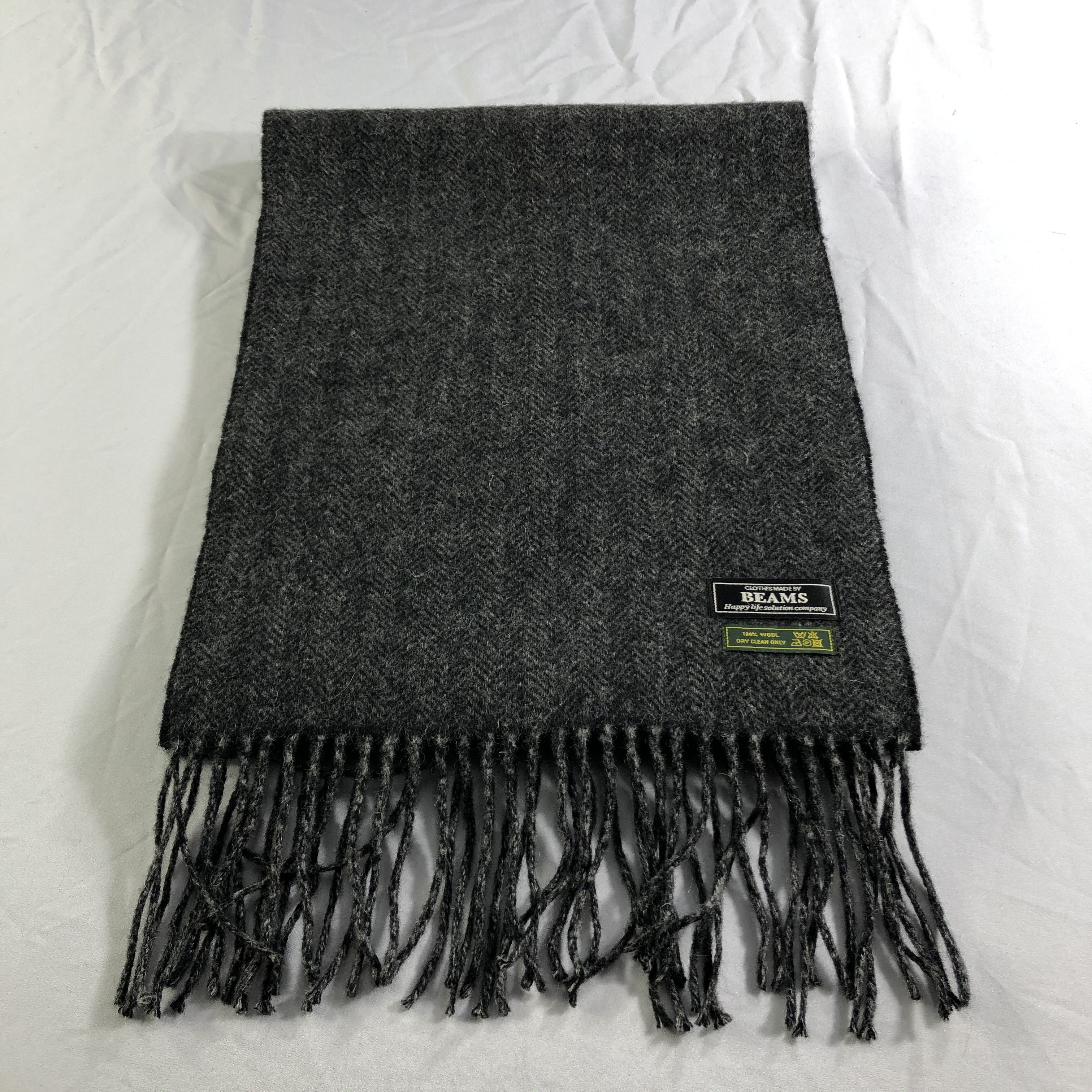 Beams Plus Beams Wool Scarf Muffler Neckwear V2561 Size ONE SIZE - 2 Thumbnail