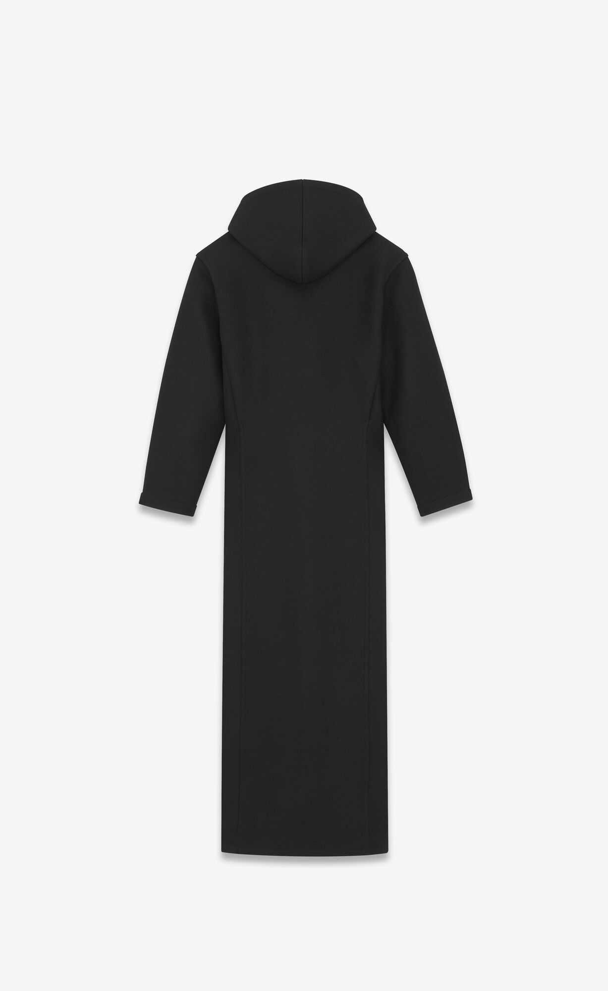 Saint Laurent Paris o1bcso1str1124 Long Coat in Black Size US M / EU 48-50 / 2 - 2 Thumbnail