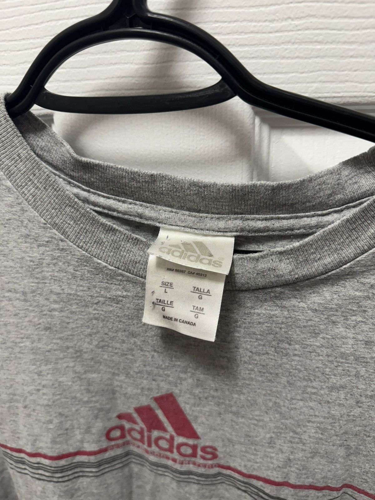 Adidas Adidas Perfrom Don't Pretend Vintage 2000s Grey Shirt Y2K Size US L / EU 52-54 / 3 - 3 Thumbnail
