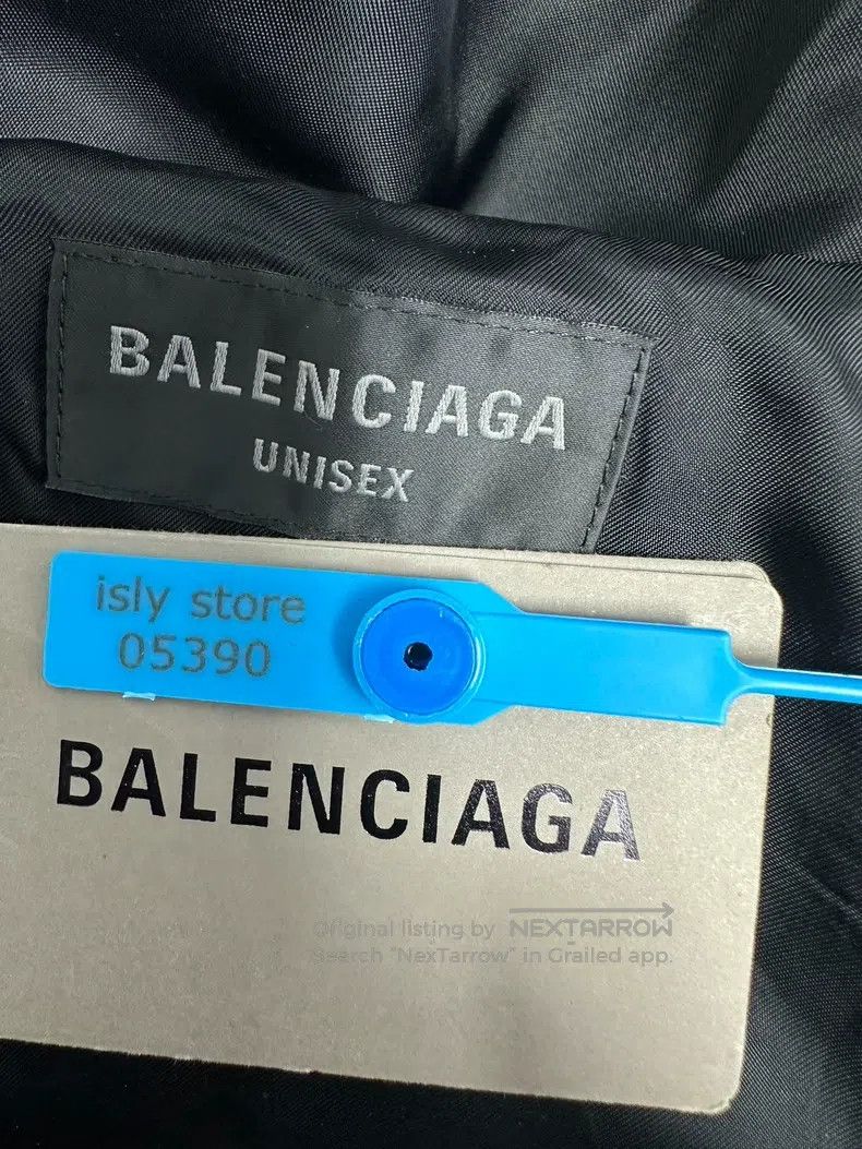 Balenciaga Balenciaga Letter Printed Baseball Collar Single Breasted Size US XXS / EU 40 - 4 Thumbnail