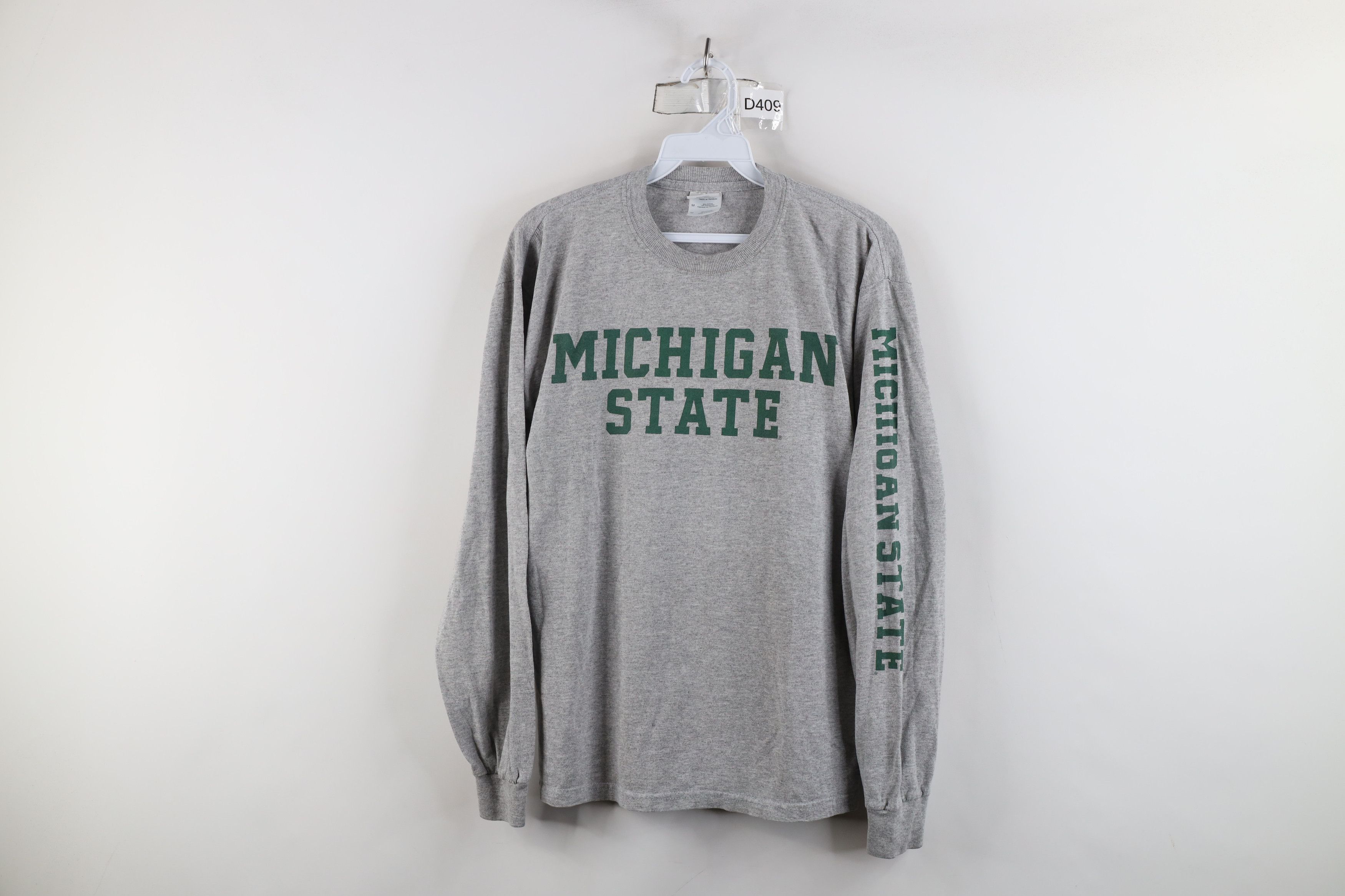 Vintage Vintage Michigan State University Long Sleeve T-Shirt Gray Size US M / EU 48-50 / 2 - 1 Thumbnail