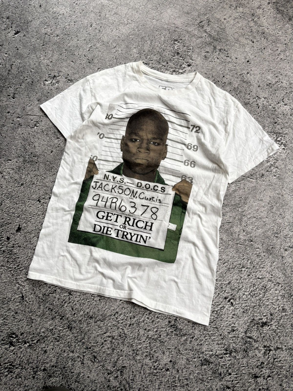 50 Cent 50 cent mig shot merch tee M 2022 world tour Size US M / EU 48-50 / 2 - 2 Thumbnail