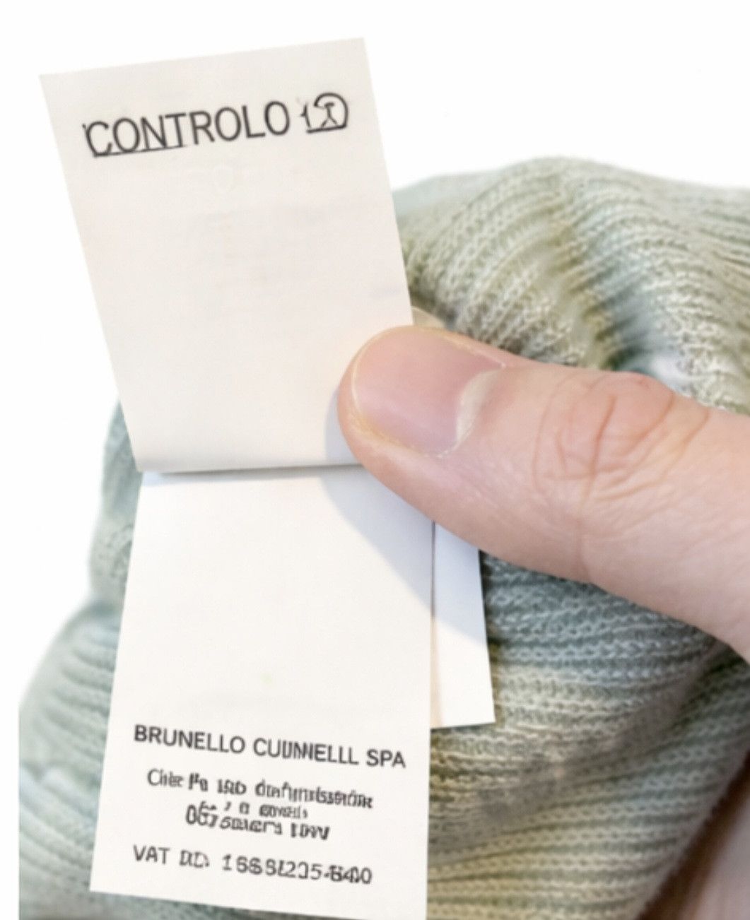 Brunello Cucinelli Brunello Cucinelli V-Neck Alpaca Cotton Knit Sweater Size L / US 10 / IT 46 - 4 Thumbnail
