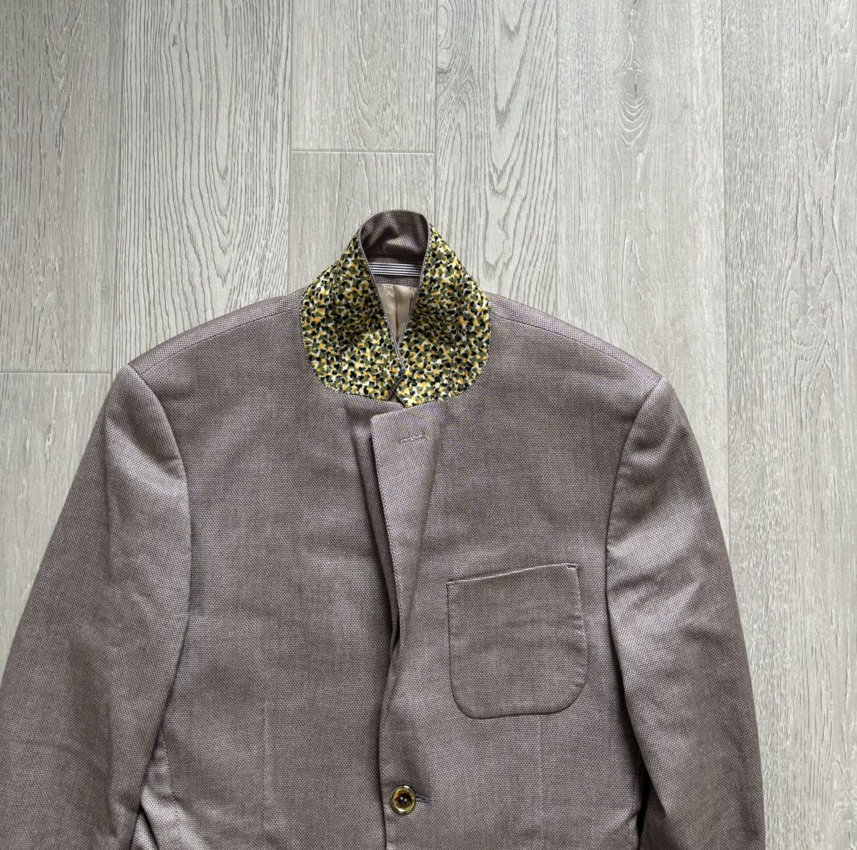 Designer × Kenzo × Vintage Kenzo Blazer Slim Plus Size 46S - 5 Thumbnail
