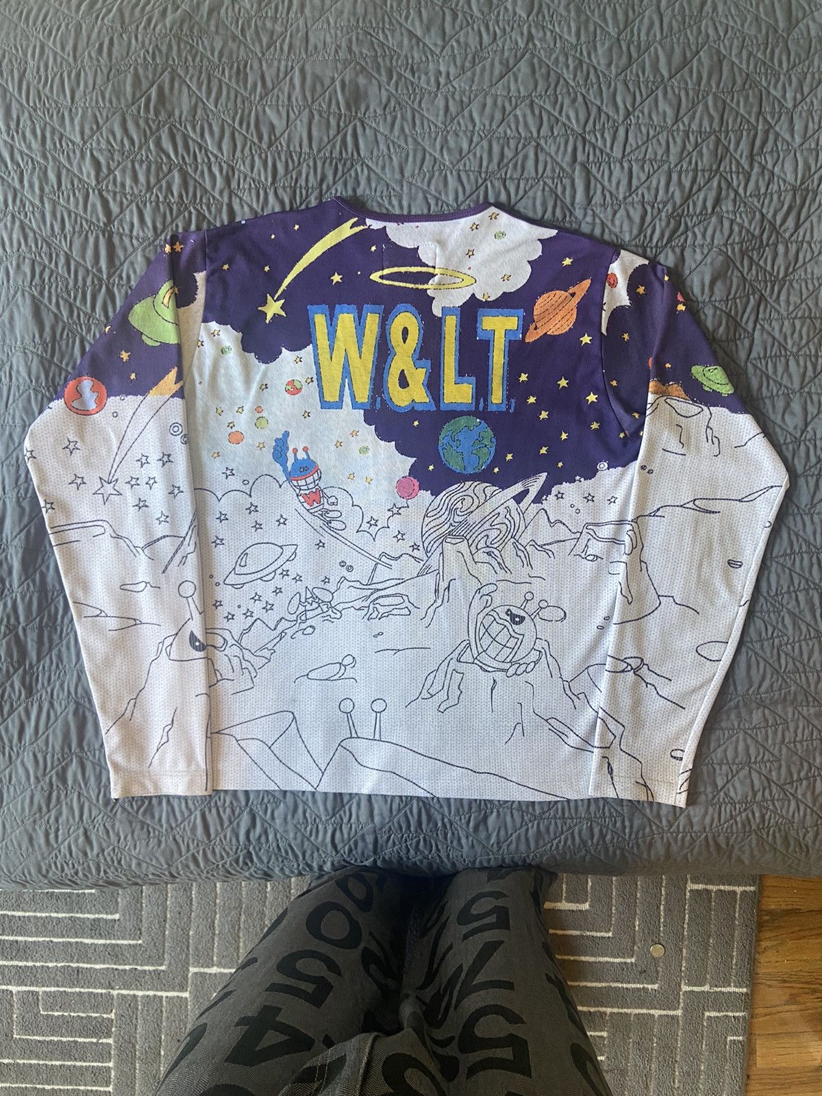 Walter Van Beirendonck 90’s W&LT PukPuk In Space Mesh Longsleeve Size US M / EU 48-50 / 2 - 6 Thumbnail