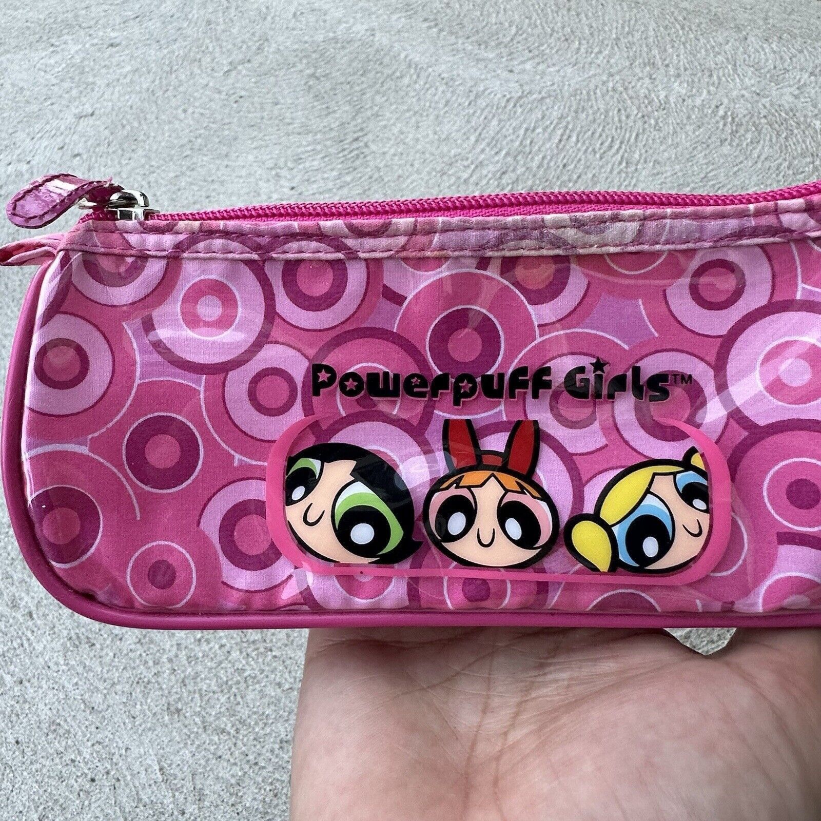 Cartoon Network 2001 Power Puff Girls Makeup Bag Vintage Y2K Cartoon Network Size ONE SIZE - 2 Thumbnail