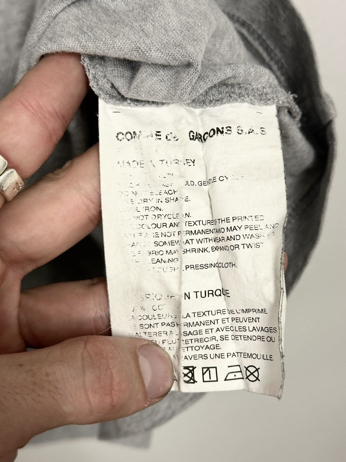 Comme des Garcons SHIRT Commes des Garcons Spring Summer Comic Stripe Tee Size US L / EU 52-54 / 3 - 5 Thumbnail