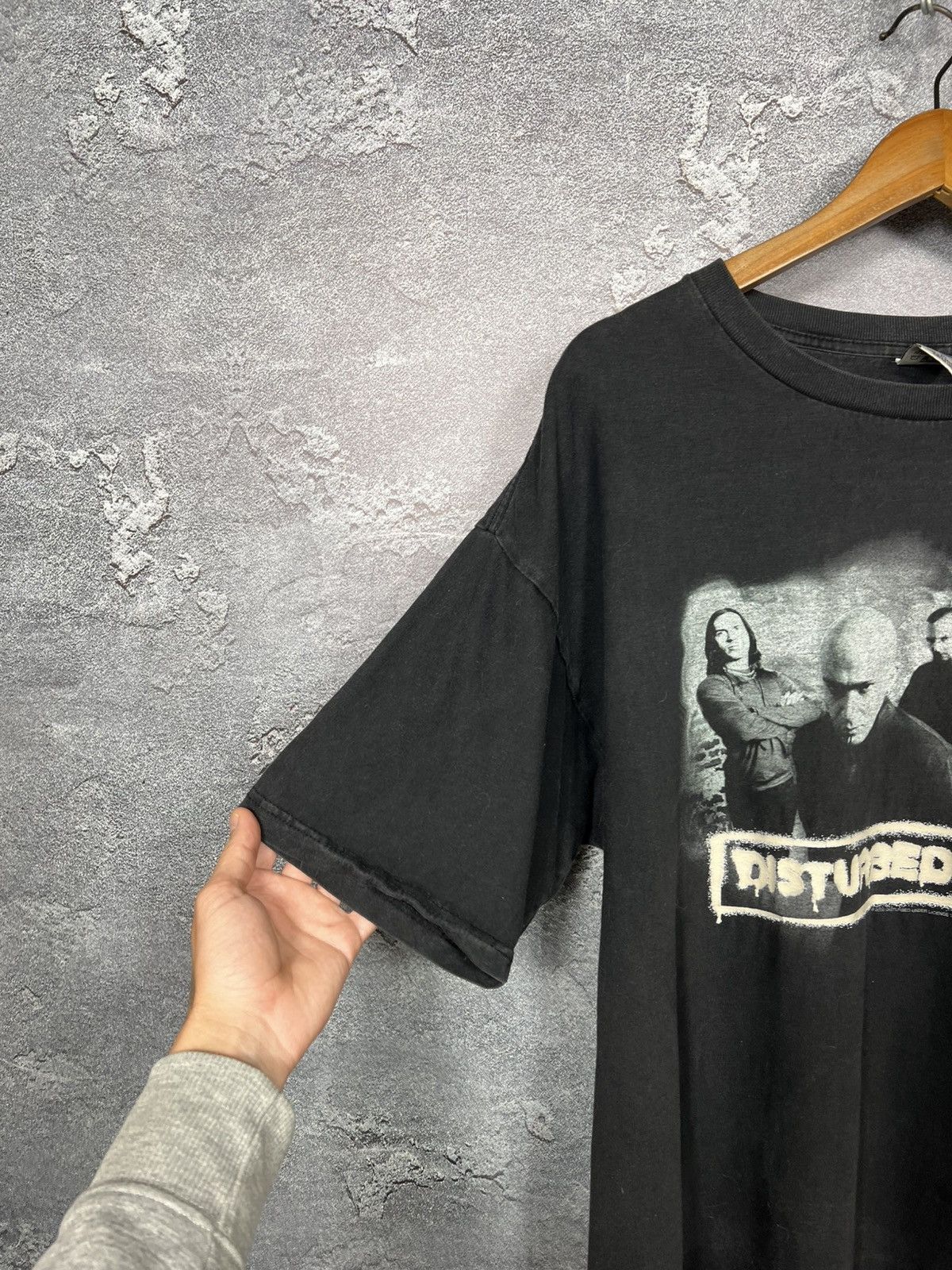 Band Tees Vintage 2002 Disturbed Band Black T Shirt Size US XL / EU 56 / 4 - 3 Thumbnail