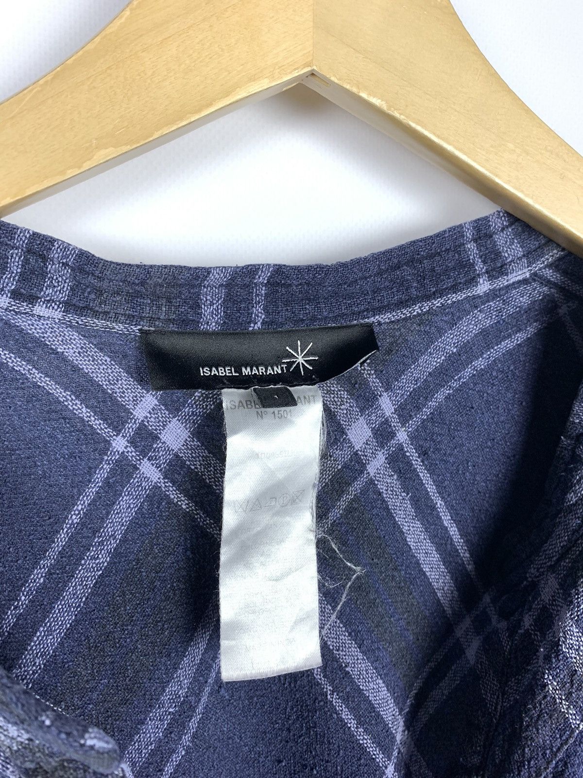 Isabel Marant Designer Isabel Marant Plaid Blouse Shirt Size 1 Avant Garde Size XS / US 0-2 / IT 36-38 - 13 Thumbnail