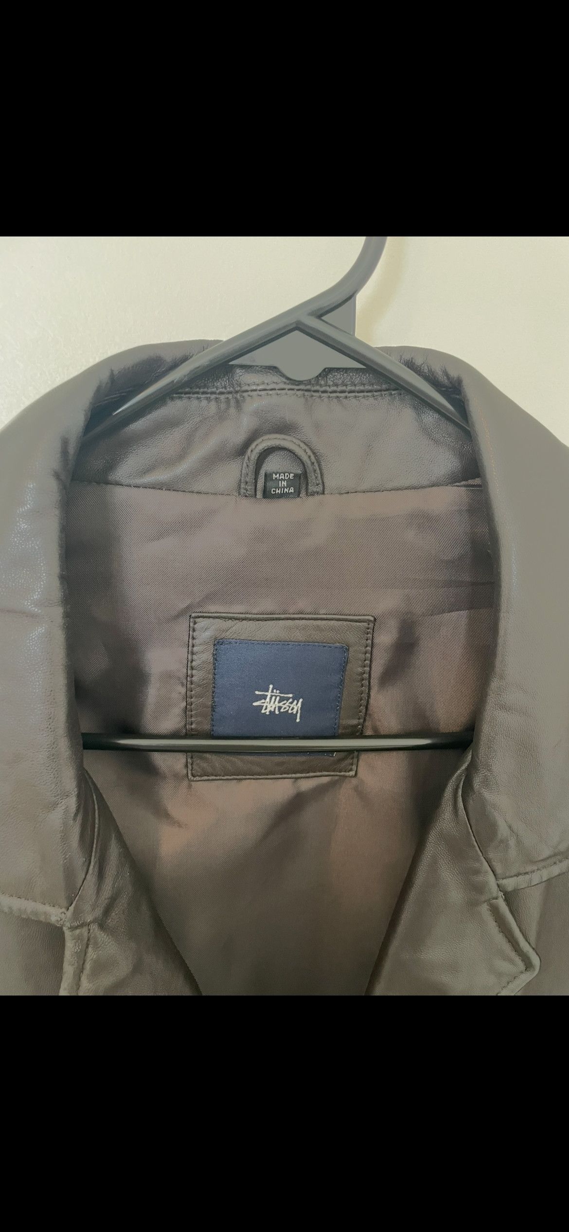 Stussy Vintage Stüssy 100% Leather Car Coat Jacket Size US XL / EU 56 / 4 - 3 Thumbnail