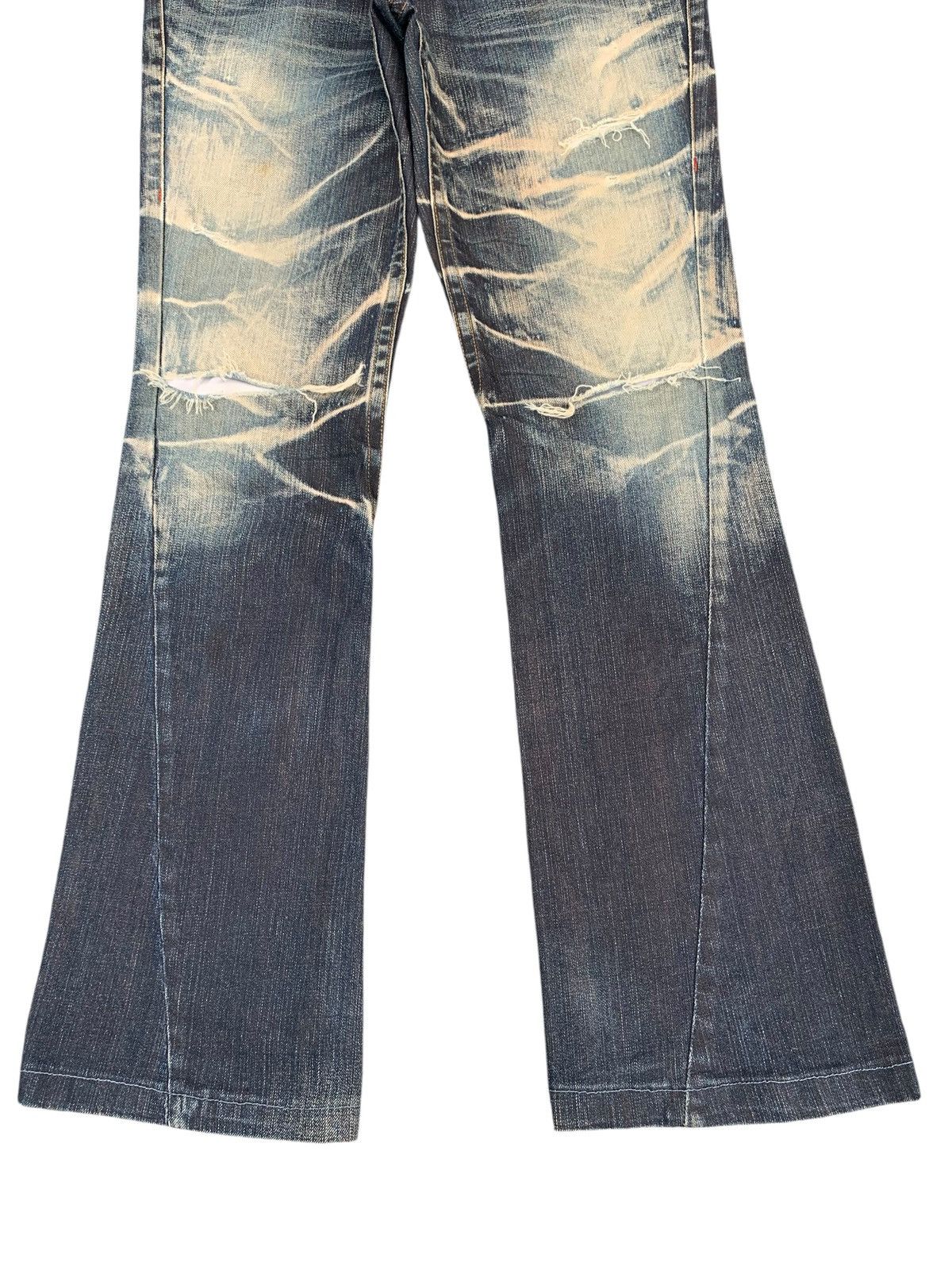 Tornado Mart FLARE TORNADO MART MUDWASH DISTRESSED DENIM Size US 34 / EU 50 - 7 Thumbnail