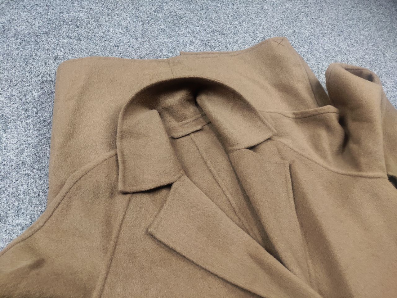 Vintage Oakwood paris Design long Wool Blend coat straight Jacket Size XS / US 0-2 / IT 36-38 - 14 Thumbnail