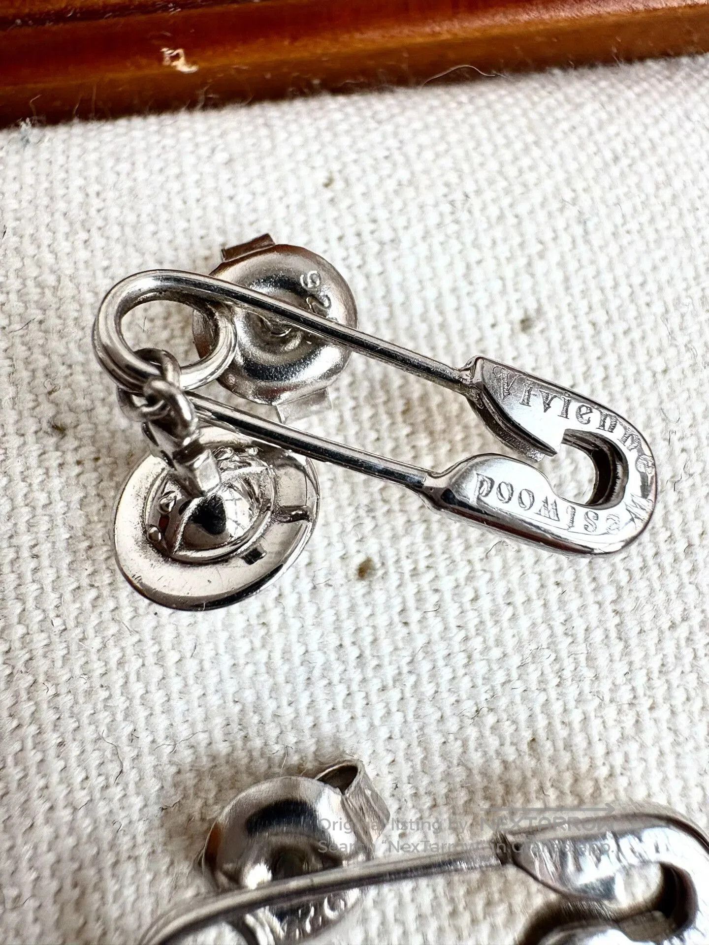 Vivienne Westwood Vivienne Westwood Vintage 925 Silver Saturn Earrings. Size ONE SIZE - 4 Thumbnail
