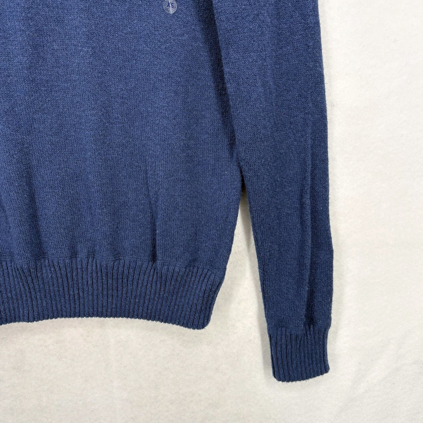 American Eagle Outfitters American Eagle Sweater Mens XS Blue Cotton Blend Crewneck Knit Pullover Casual Size US XS / EU 42 / 0 - 3 Thumbnail