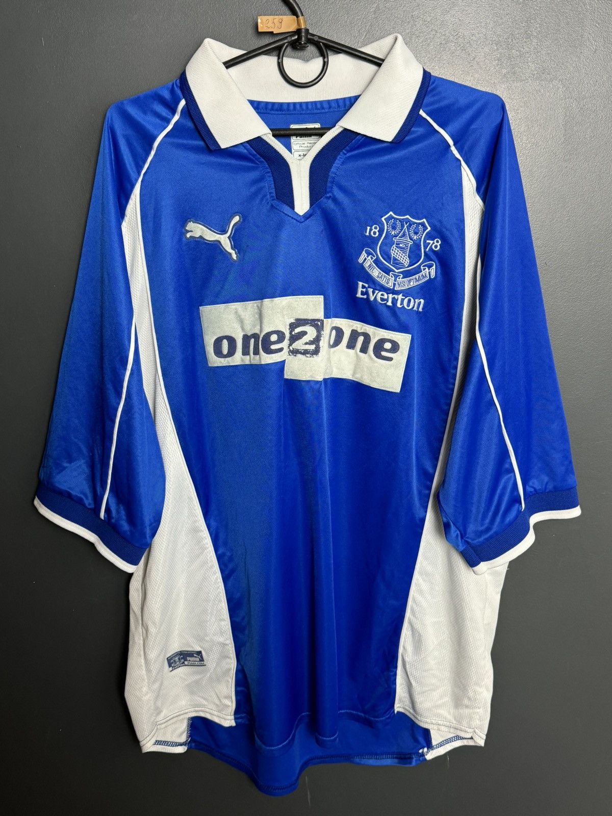 Puma Everton 00/02 Home Ginola Football Jersey Size US XL / EU 56 / 4 - 2 Thumbnail