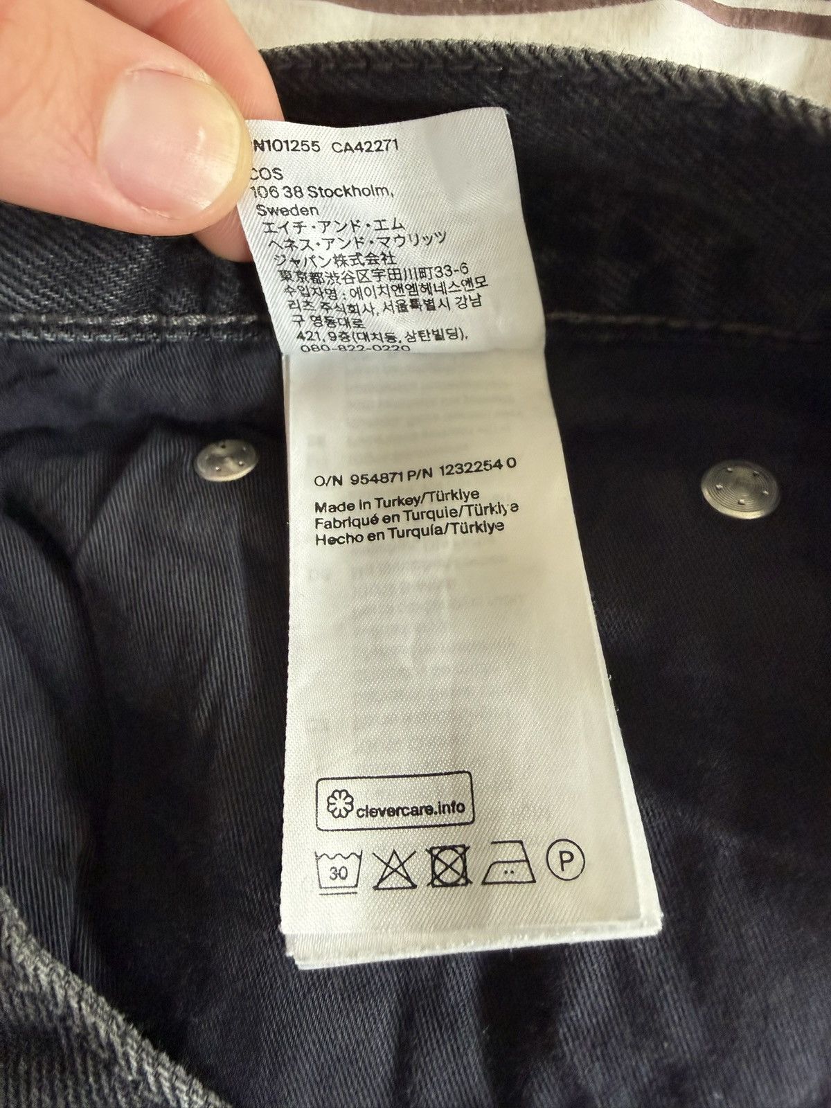 Cos COS ‘dome’ relaxed fit straight-leg jeans Size US 32 / EU 48 - 4 Thumbnail