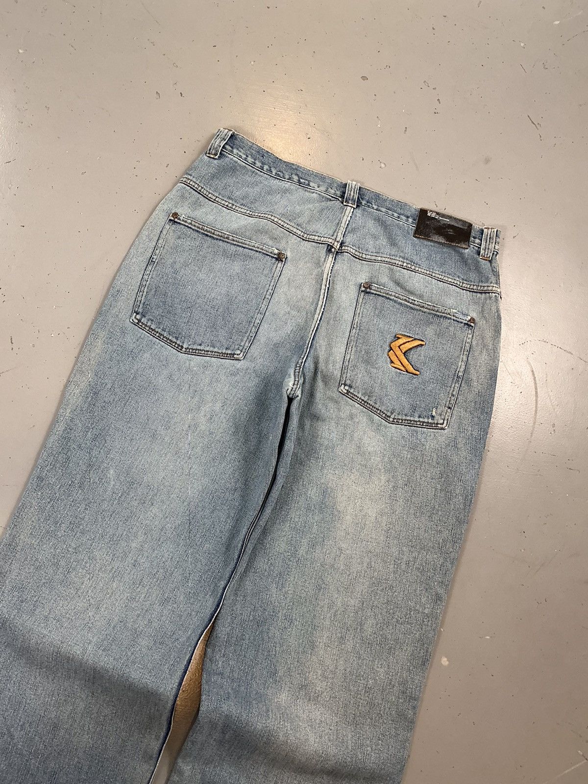 Karl Kani × Vintage Vintage Kani jeans distressed loose fit denim Size US 40 / EU 56 - 13 Thumbnail