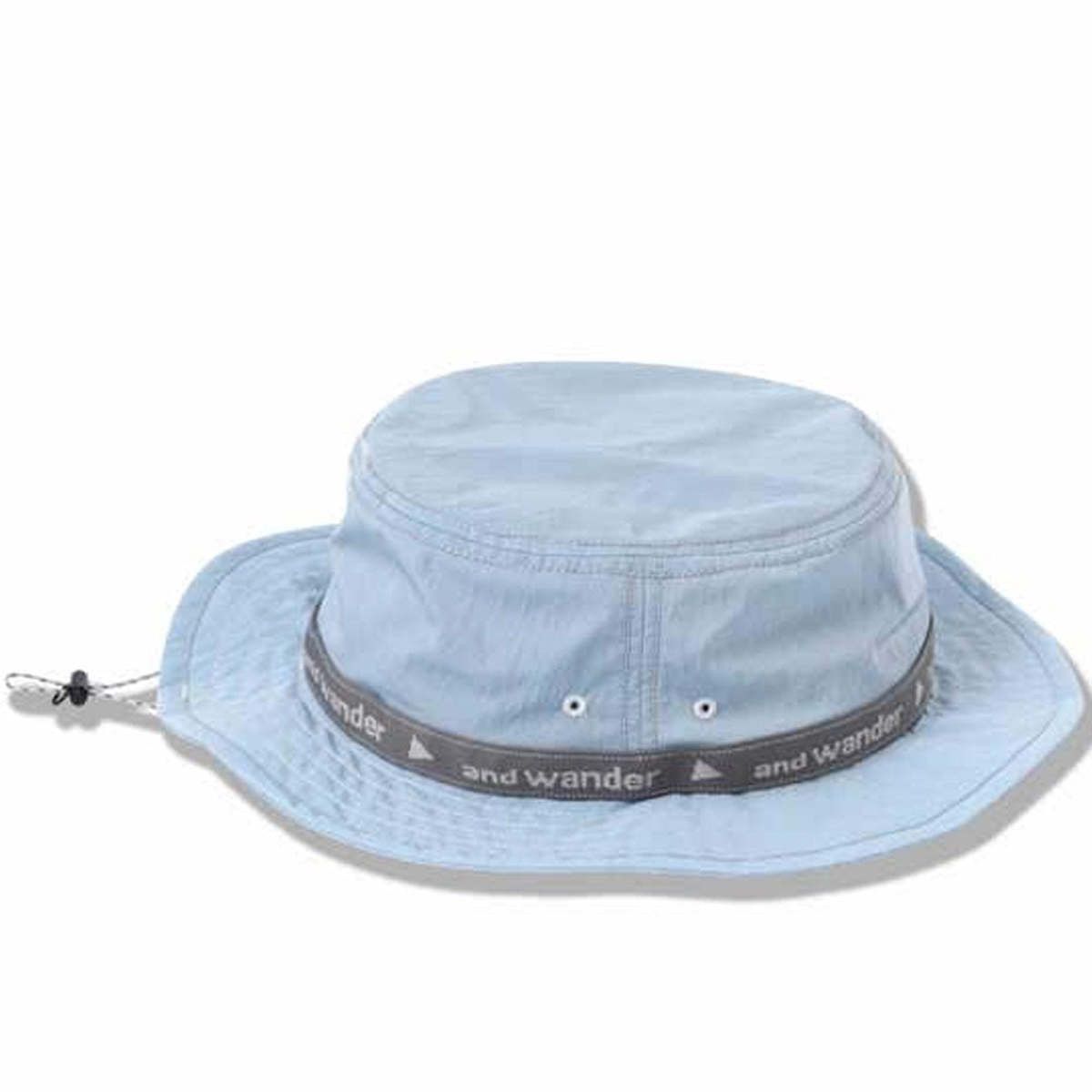 And Wander And Wander JQ Tape Hat Light Blue Size ONE SIZE - 2 Thumbnail